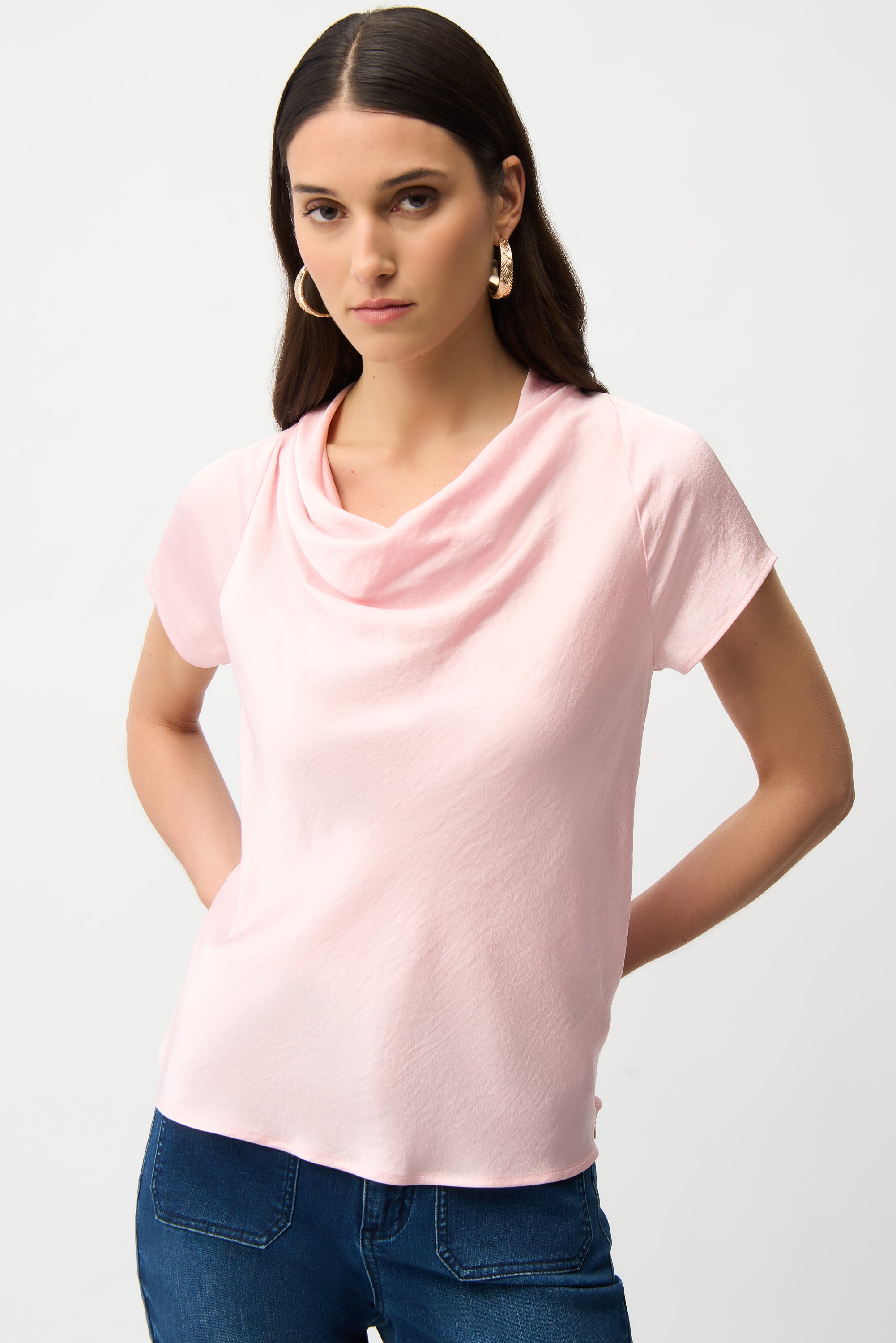 JOSEPH RIBKOFF PINK TOP 261195-4475 126