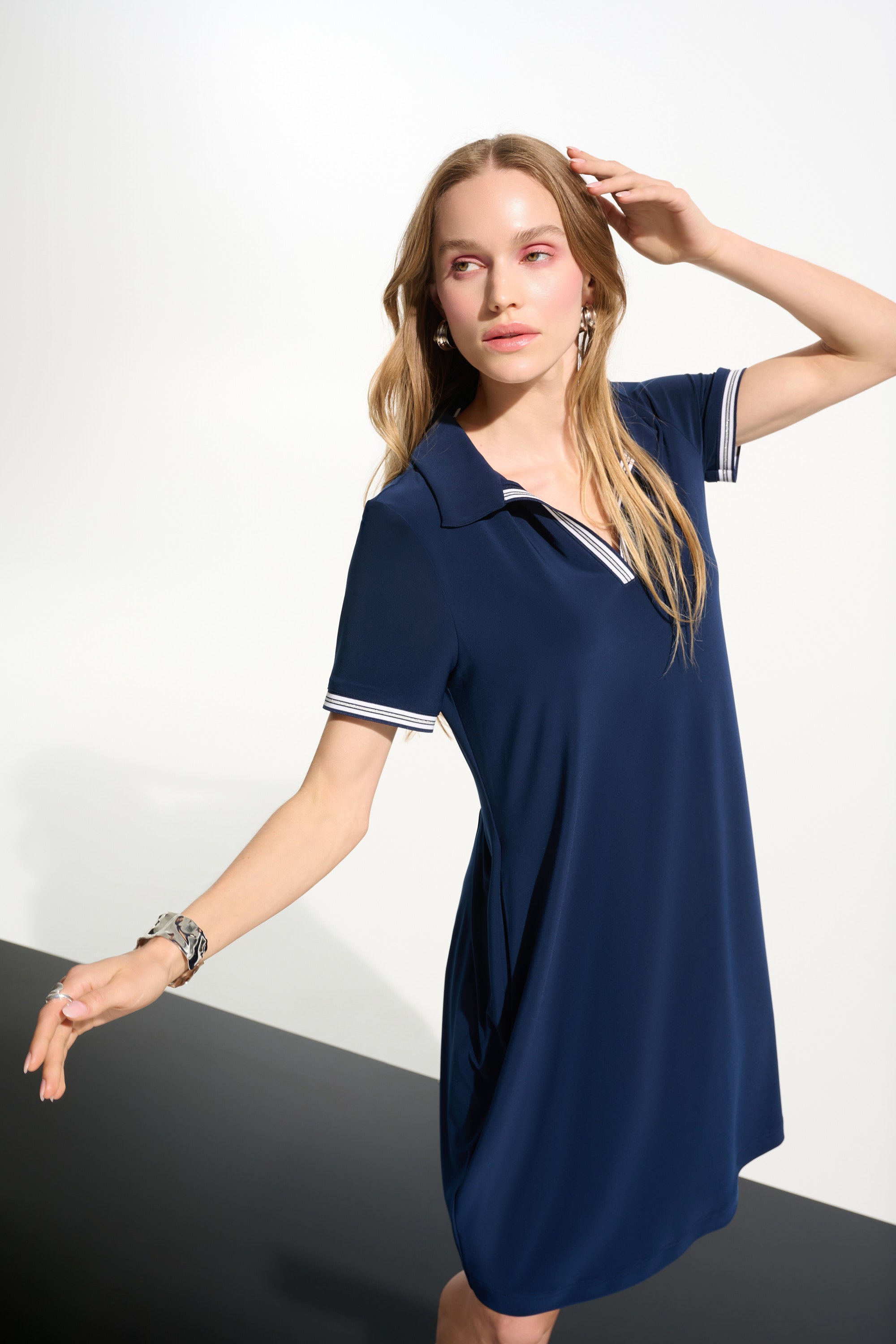 JOSEPH RIBKOFF NAVY DRESS 261614-4358 126