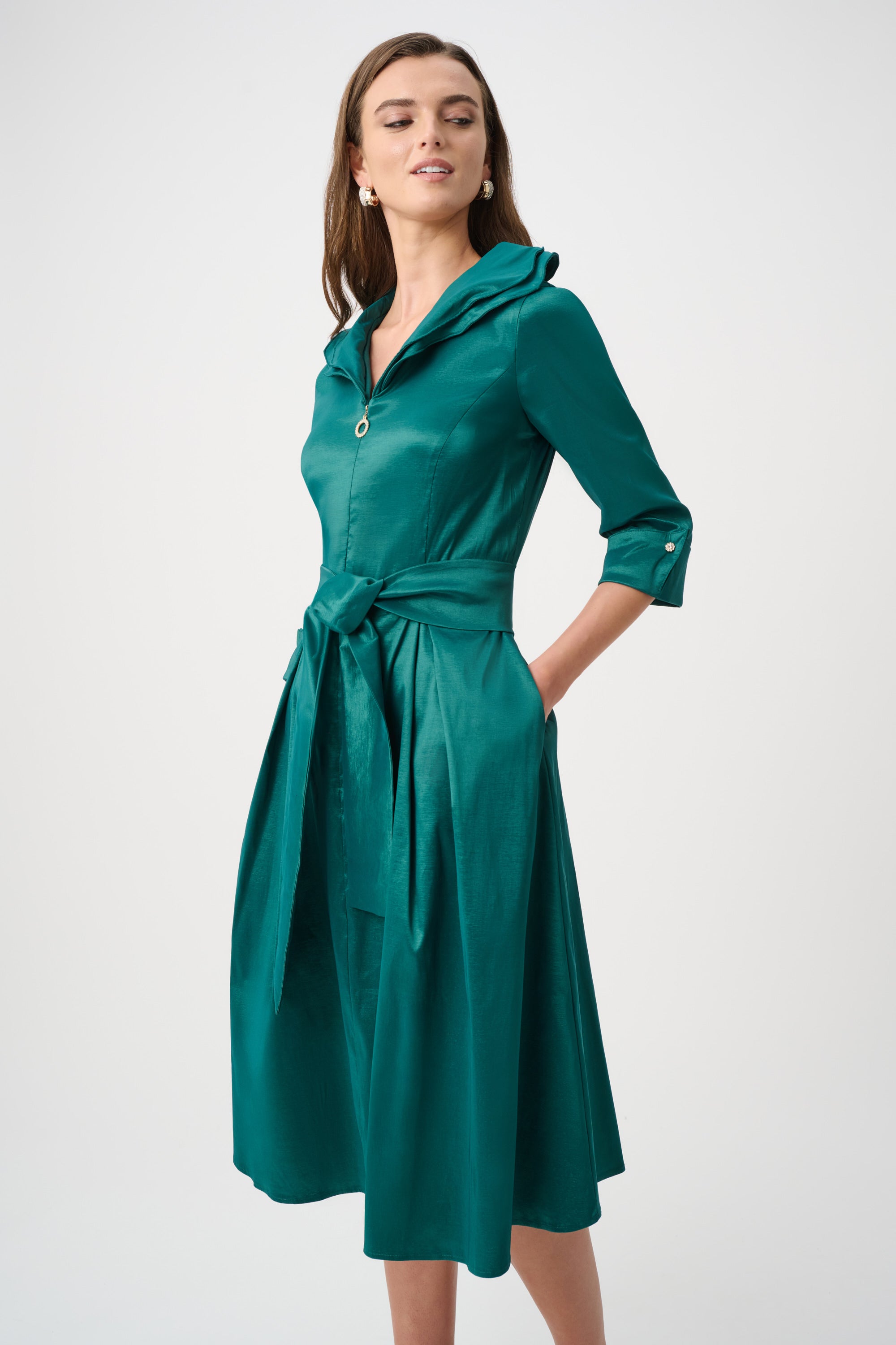 JOSEPH RIBKOFF GREEN DRESS 261719F26 4549 226