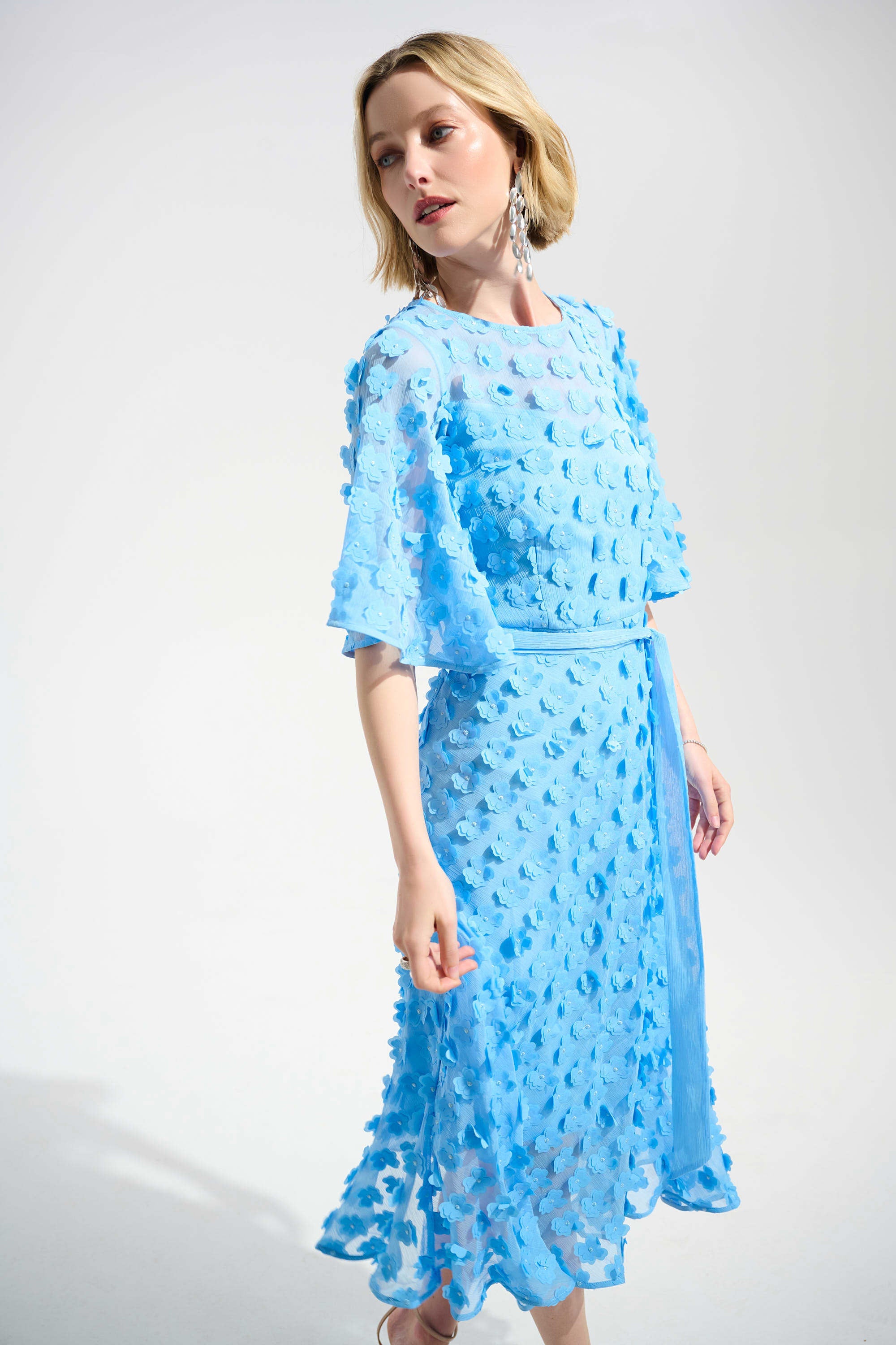JOSEPH RIBKOFF BLUE DRESS 261738-4373 126