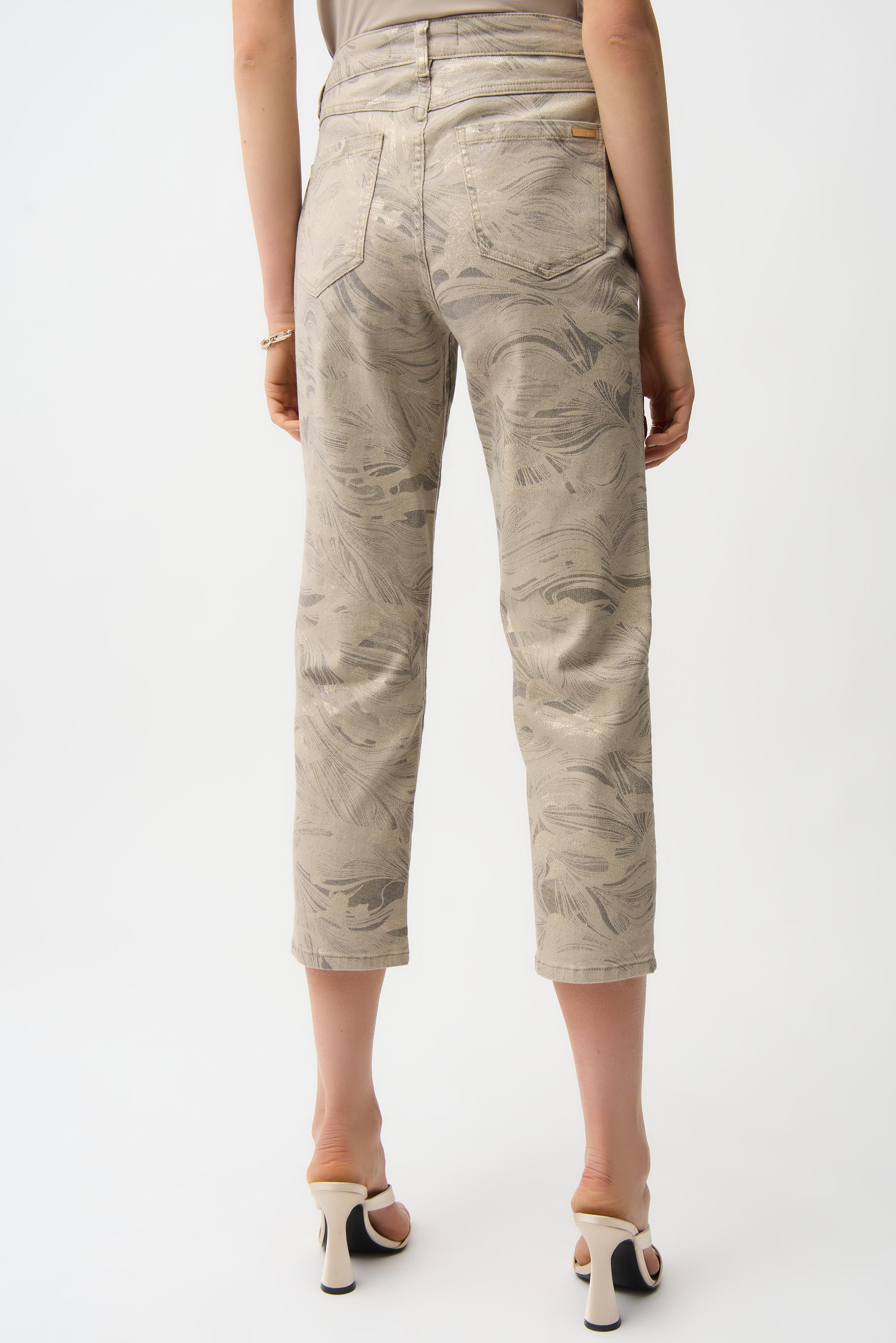 JOSEPH RIBKOFF ABSTRACT PRINT JEANS BEIGE 261959 -4221 126