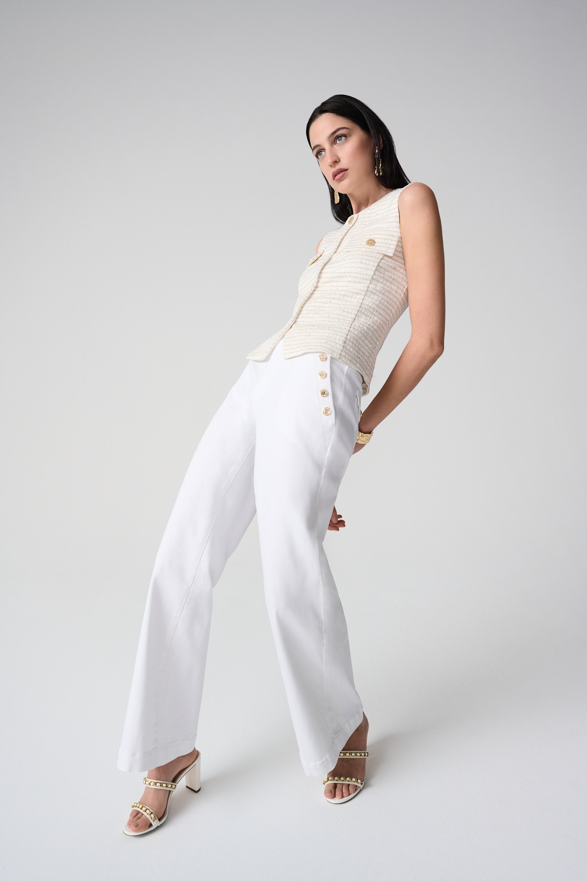 JOSEPH RIBKOFF WHITE PANT 261972-12 126