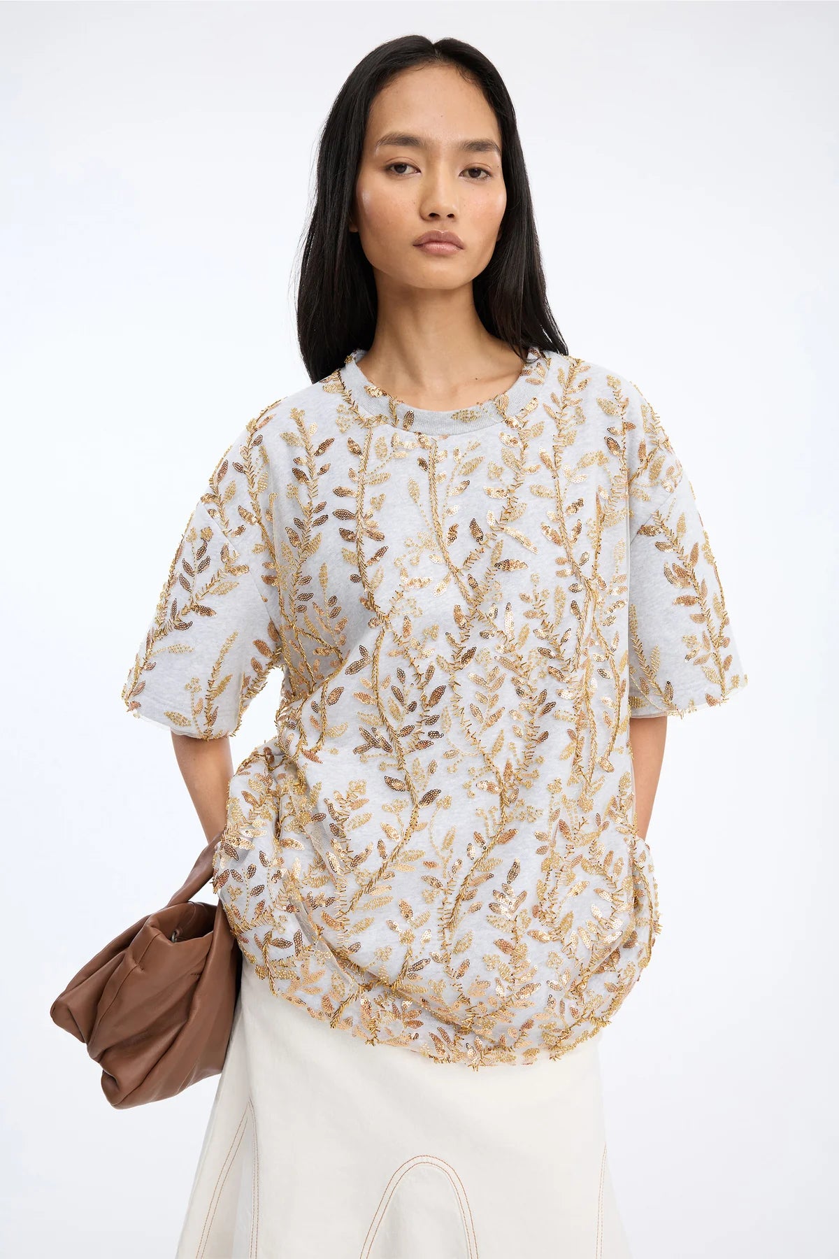 MUNTHE BERFIN GOLD DETAIL SWEATER 126