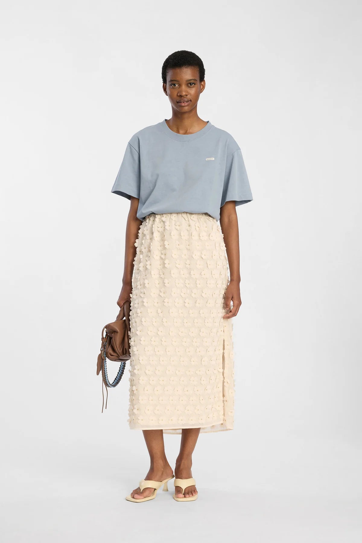 MUNTHE BLOOMY CREAM SKIRT 126