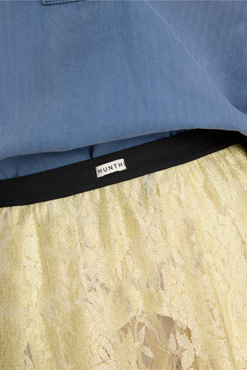 MUNTHE BEVERLY GOLD LACE SKIRT 126