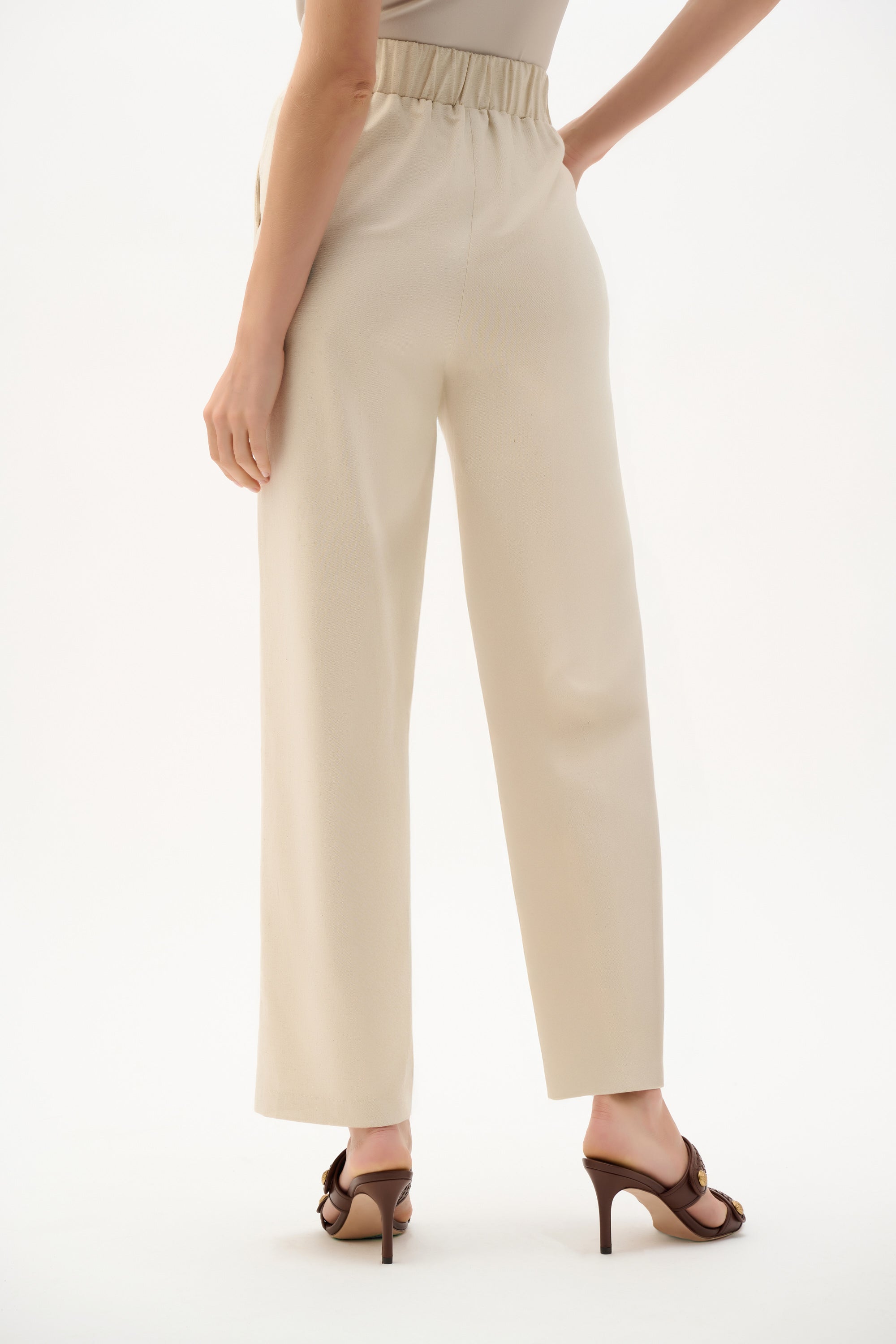 JOSEPH RIBKOFF PANT NATURAL 262040-50 126