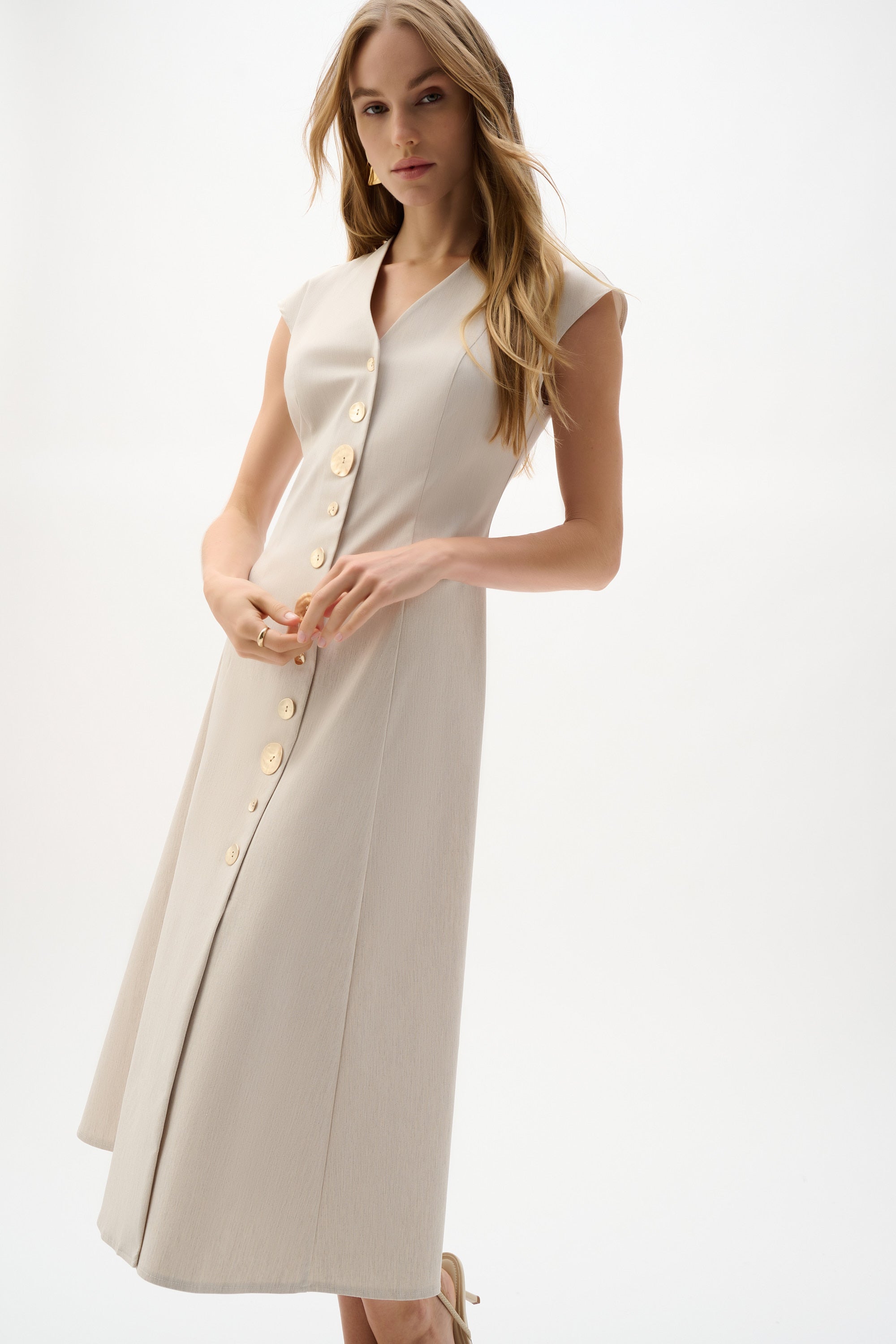JOSEPH RIBKOFF DRESS NATURAL 262129-50 126