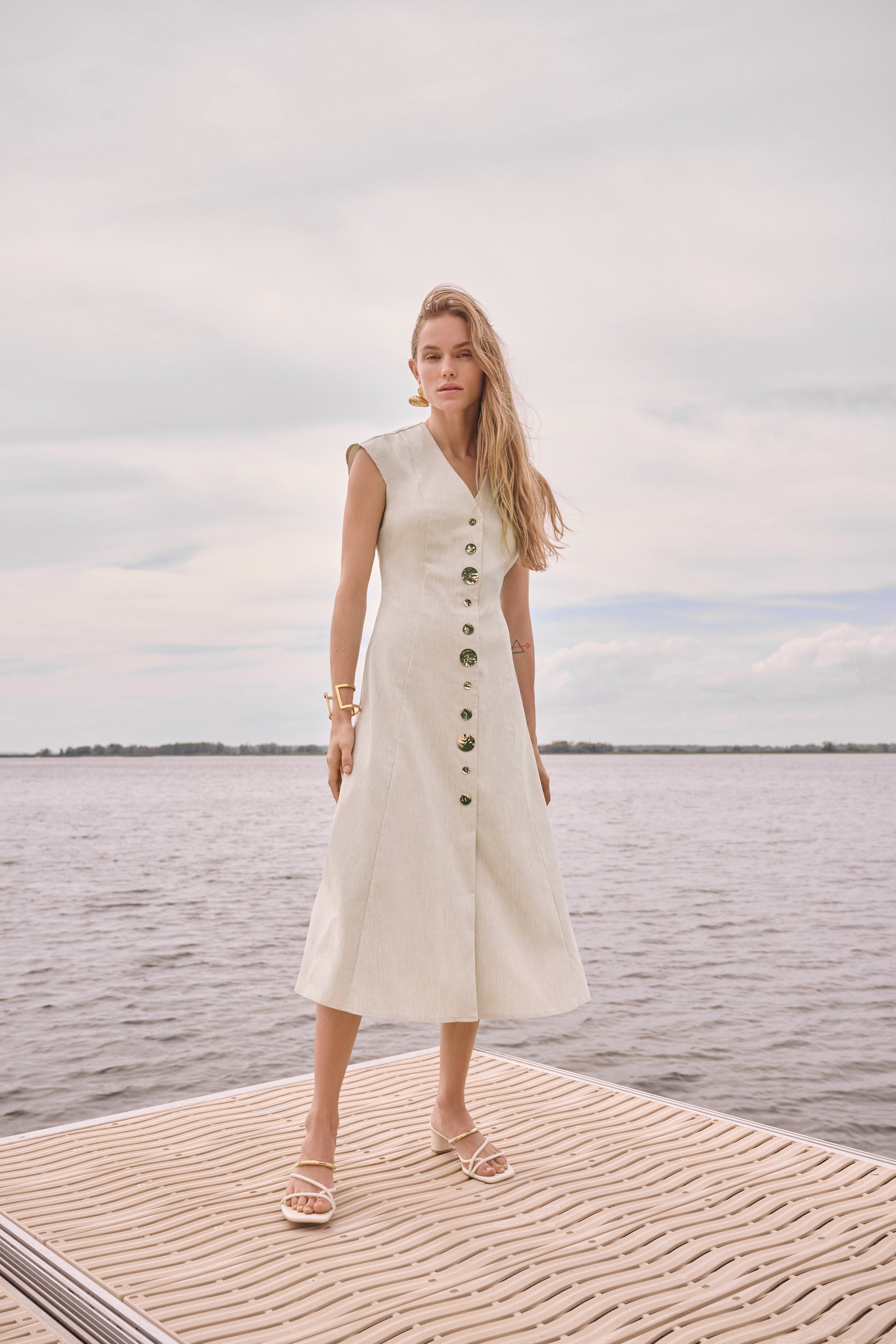 JOSEPH RIBKOFF DRESS NATURAL 262129-50 126
