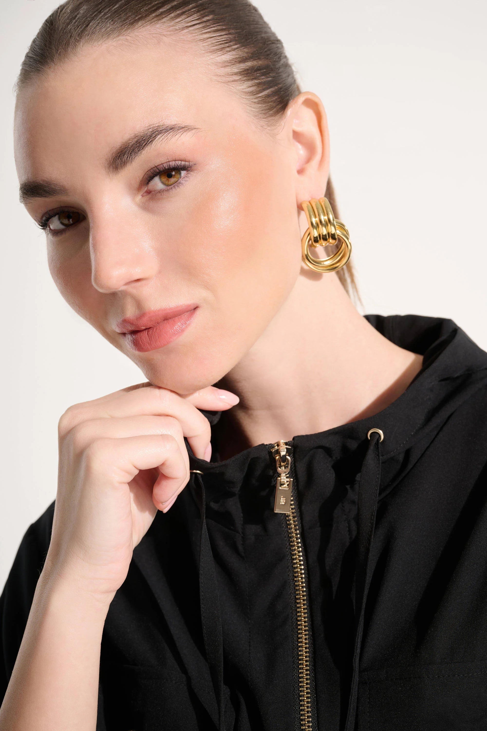 JOSEPH RIBKOFF BLACK BOXY JACKET 262621-11 126