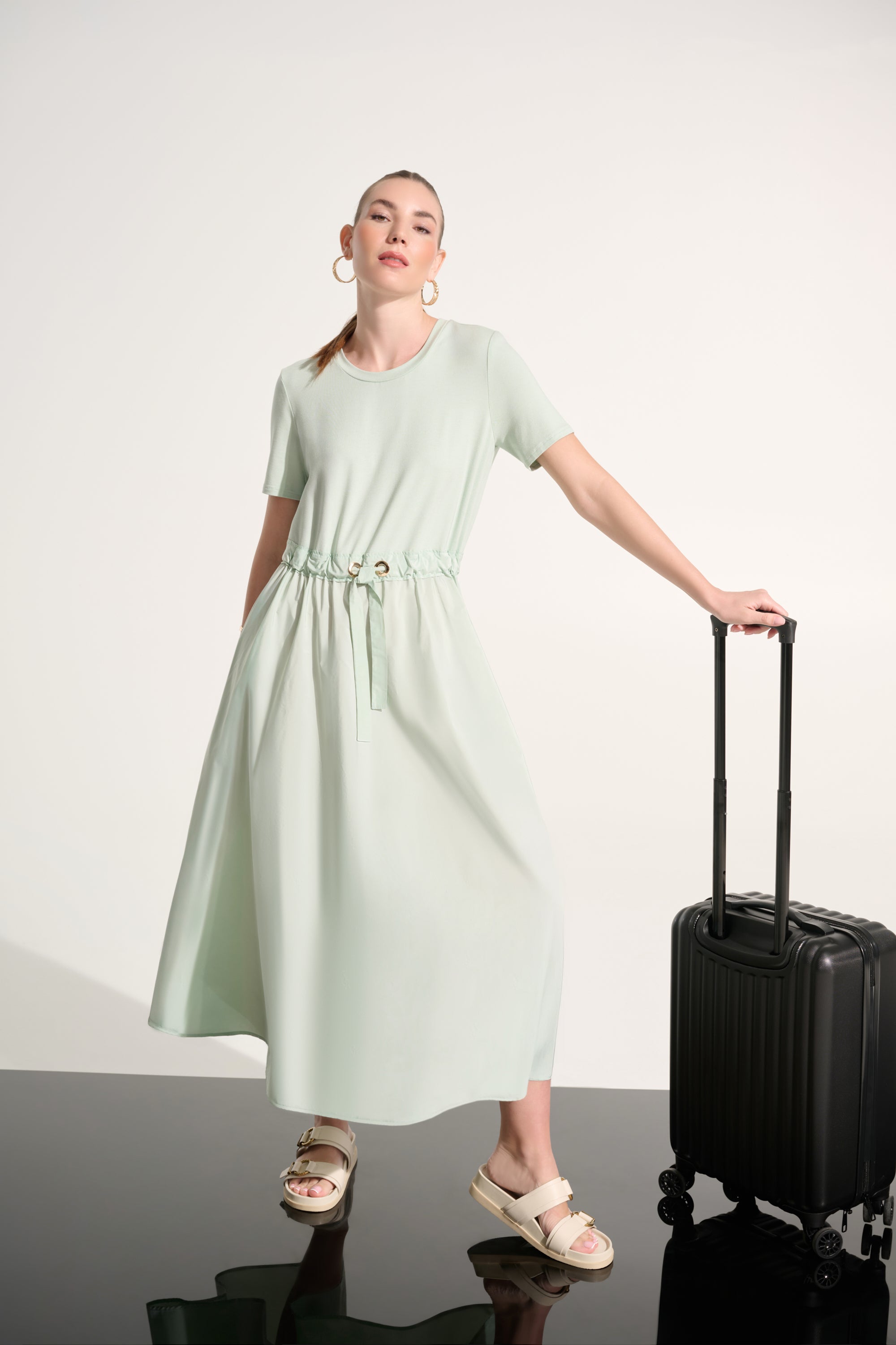 JOSEPH RIBKOFF MINT TSHIRT DRESS 262627 4526