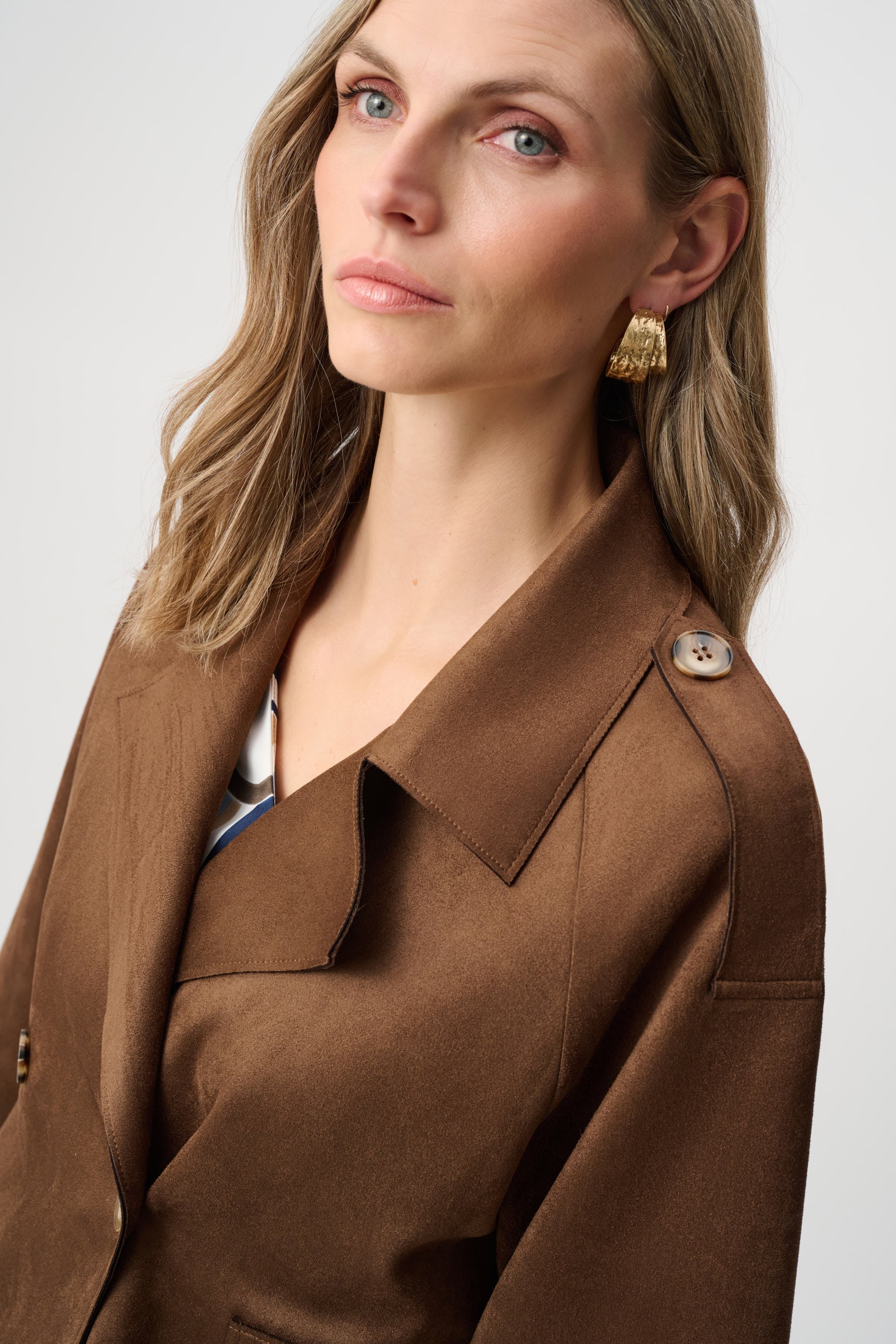 JOSEPH RIBKOFF BROWN JACKET 263000 15 226