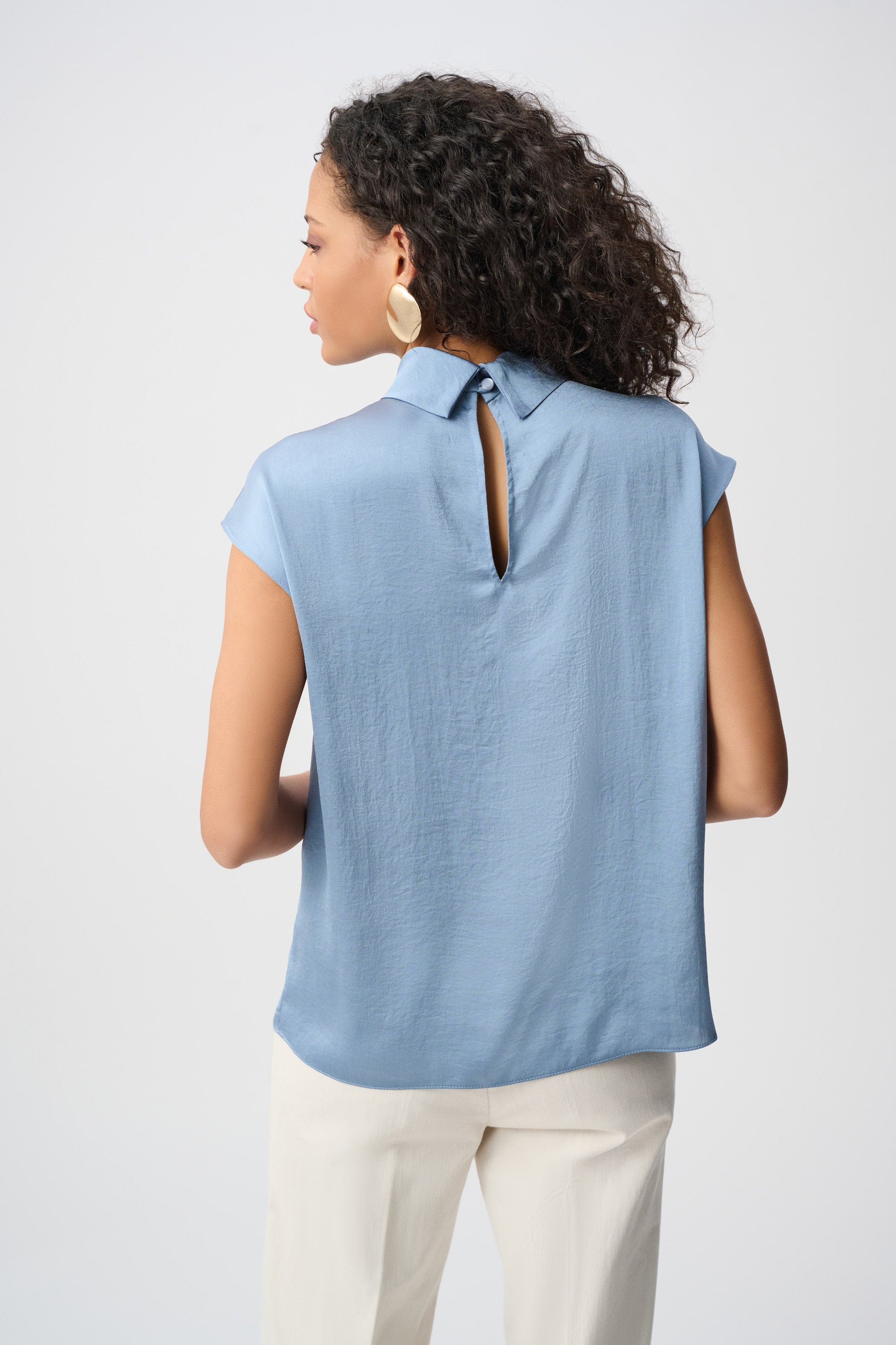 JOSEPH RIBKOFF BLUE TOP 263022 4510 226