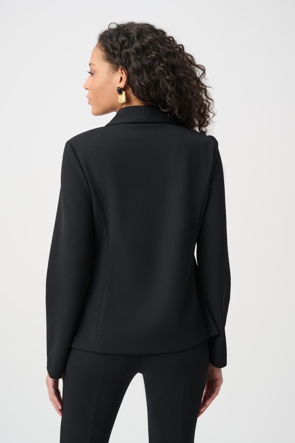 JOSEPH RIBKOFF BLACK SCUBA JACKET 263151 11 226