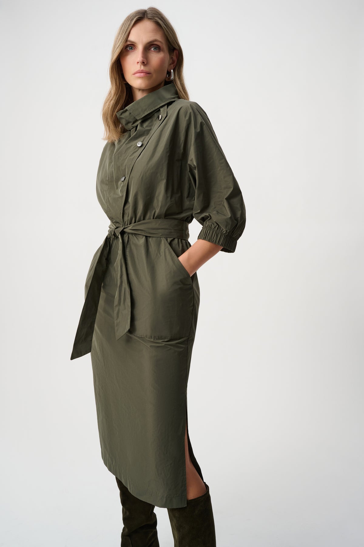 JOSEPH RIBKOFF GREEN DRESS 263182 3380 226