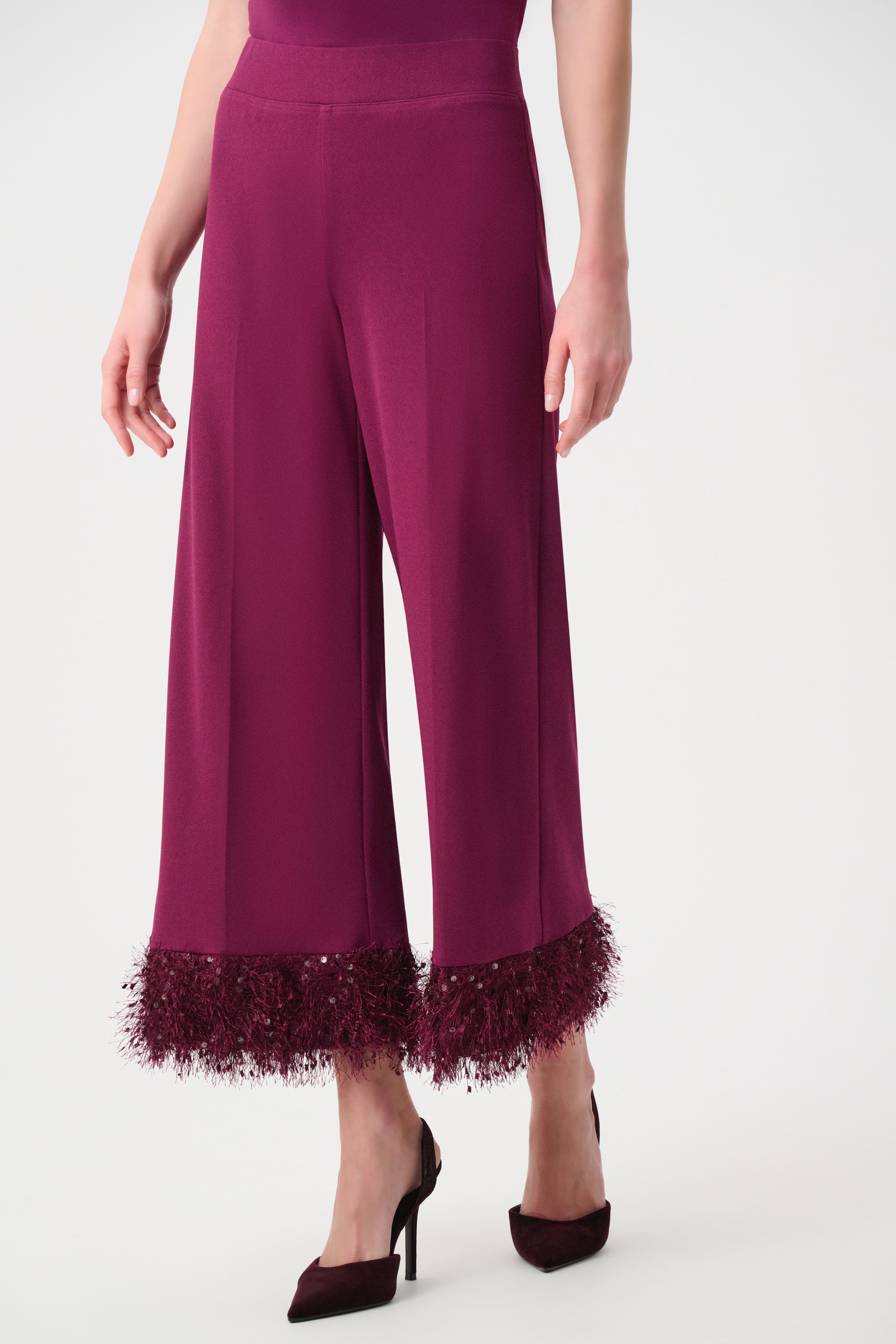 JOSEPH RIBKOFF WINE PANT 263715 4542 226