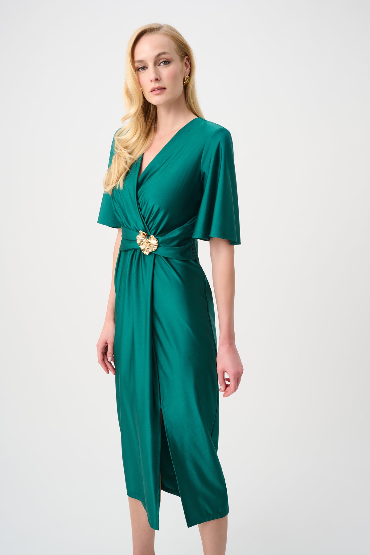 JOSEPH RIBKOFF GREEN DRESS 263733 4549 226