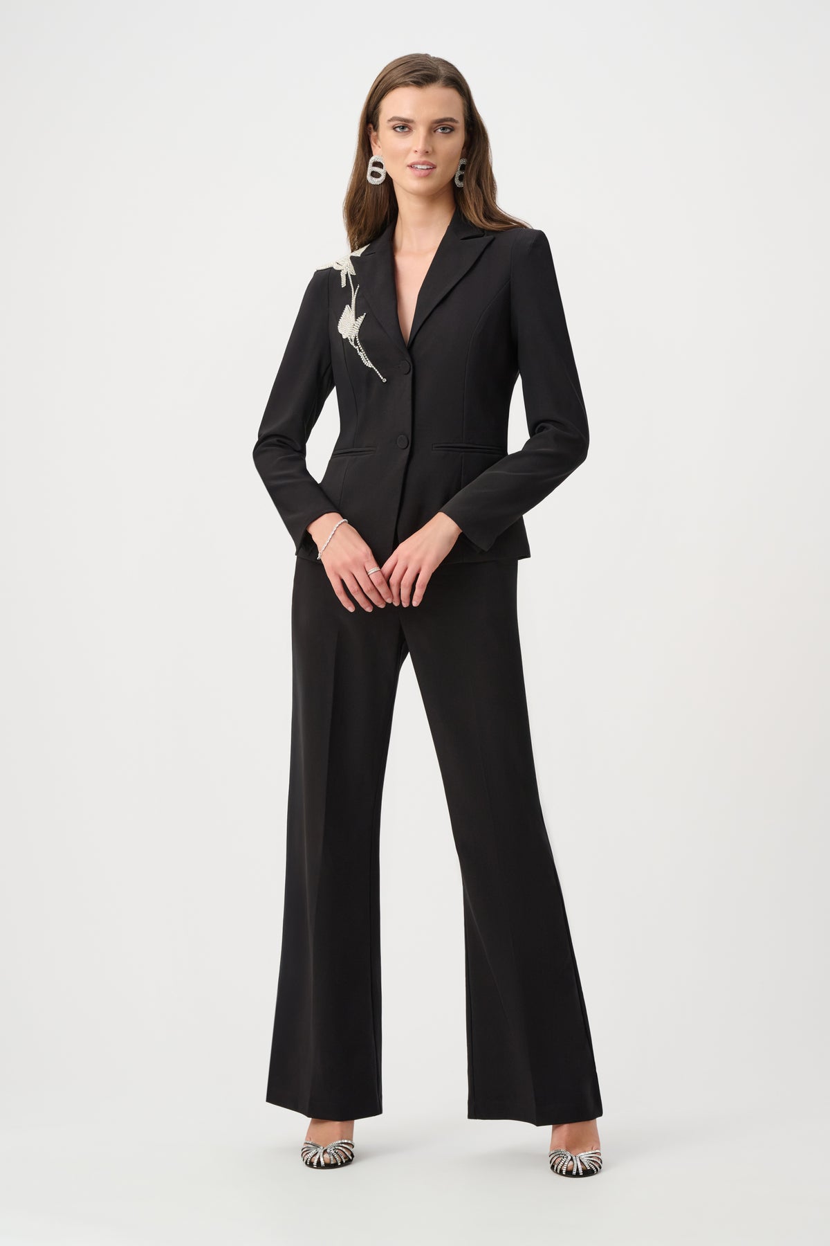JOSEPH RIBKOFF BLACK PANT 263746 11 226