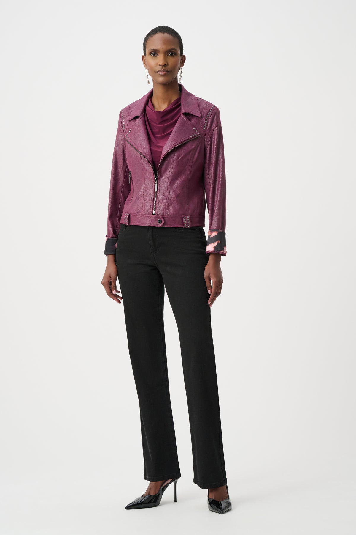 JOSEPH RIBKOFF FAUX SUEDE JACKET 263907 4539 226