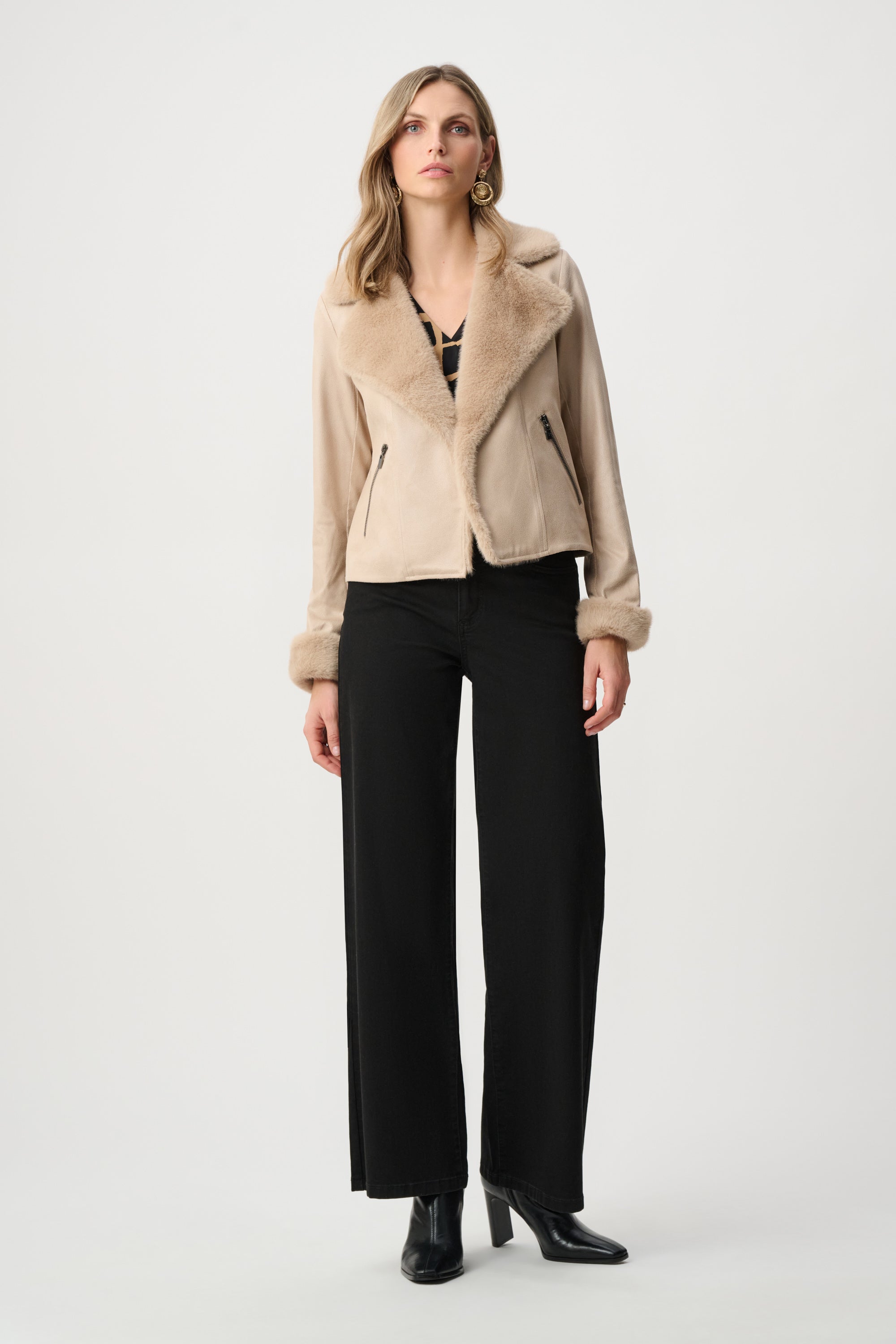 JOSEPH RIBKOFF BEIGE JACKET 263909 4547 226