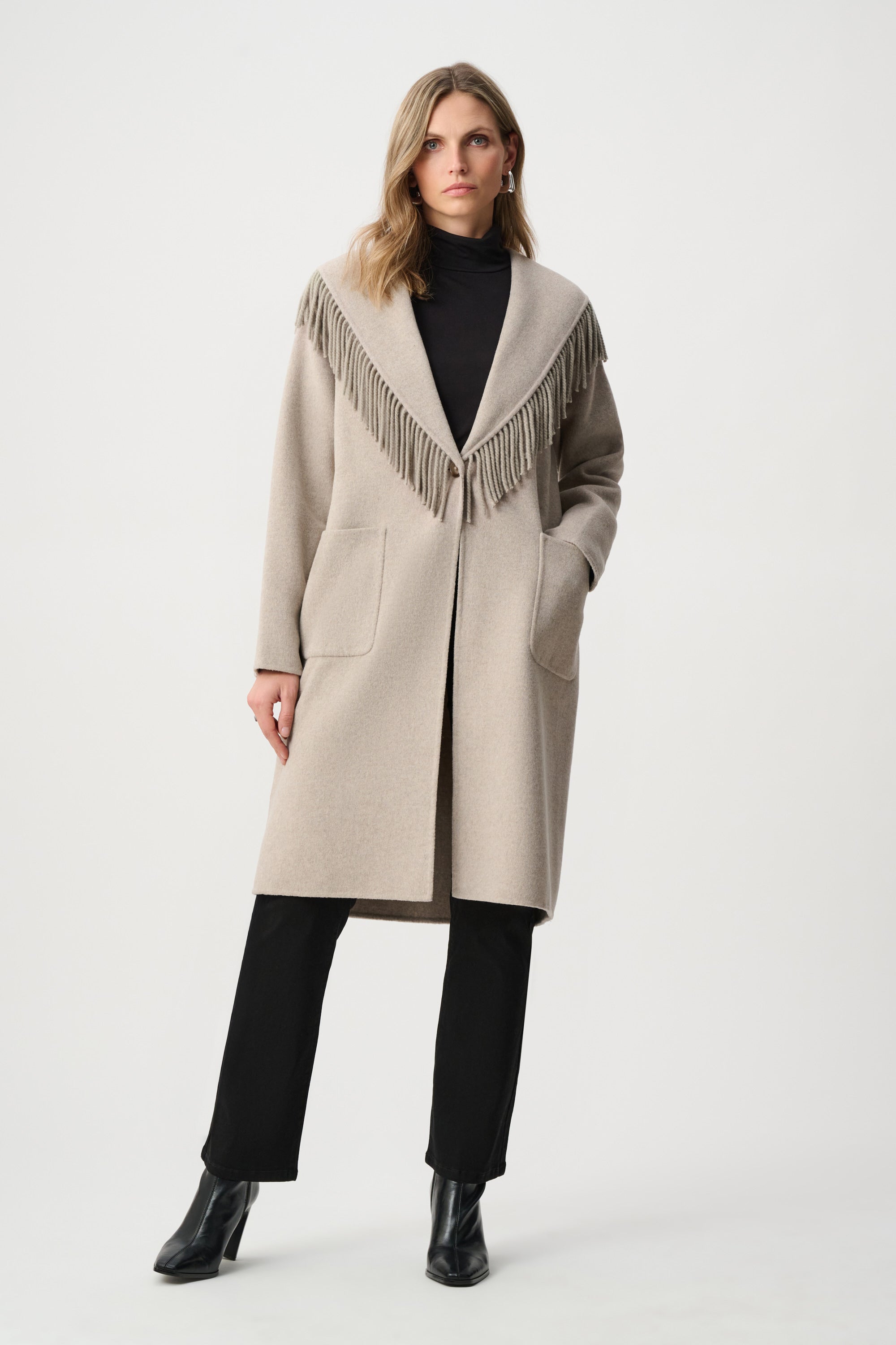 JOSEPH RIBKOFF CREAM COAT 263912 37 226