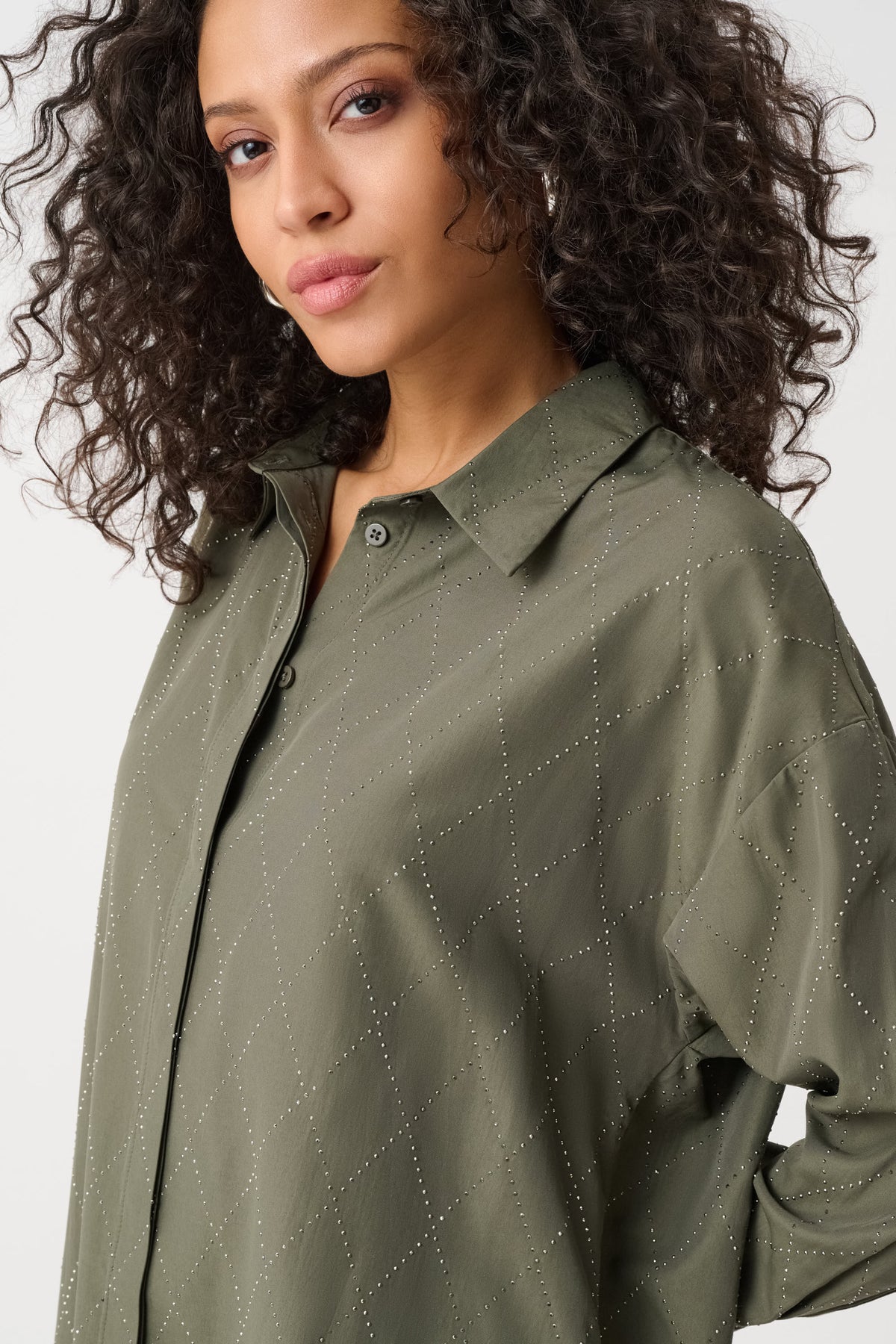 JOSEPH RIBKOFF GREEN BLOUSE 263922 3380 226