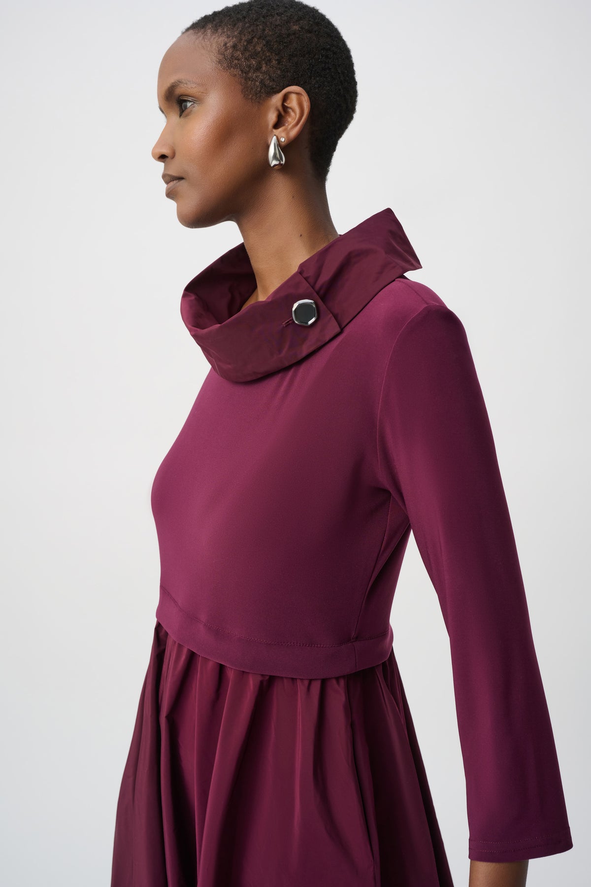 JOSEPH RIBKOFF WINE DRESS 264184 4539 226