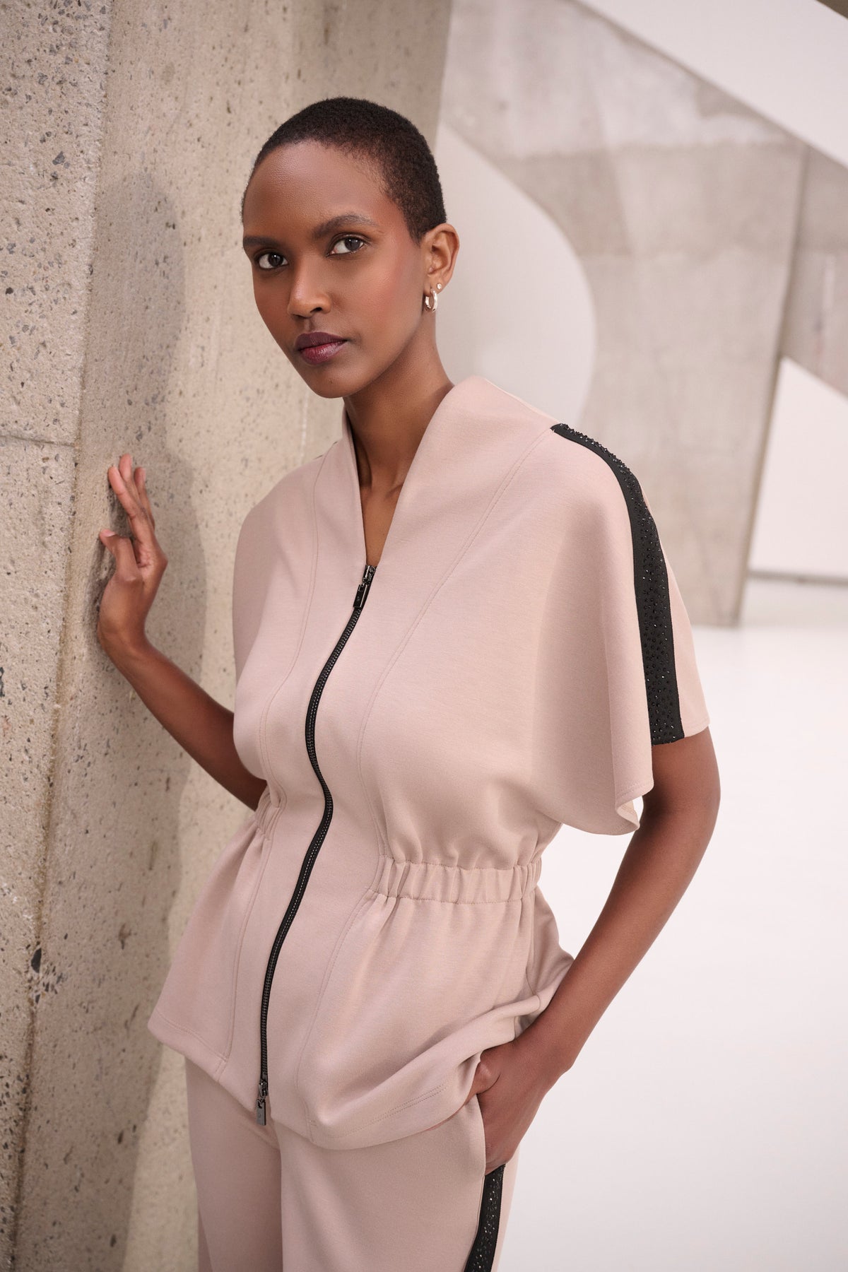 JOSEPH RIBKOFF BEIGE JACKET 264624 4455 226