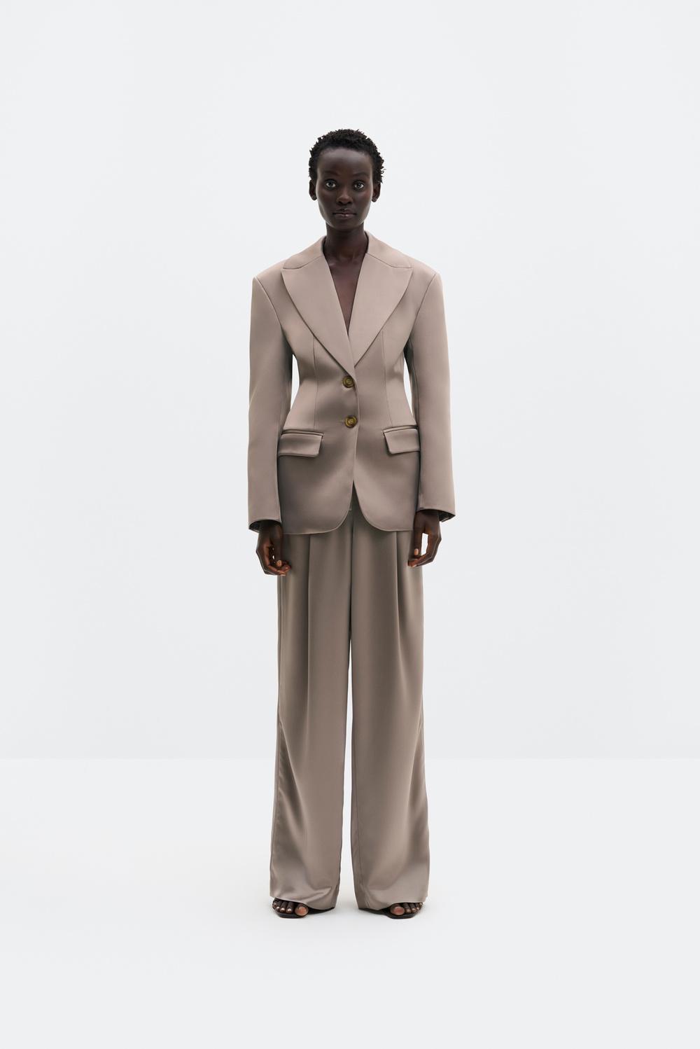 MALINA SARAH GREY STAIN TROUSERS 126