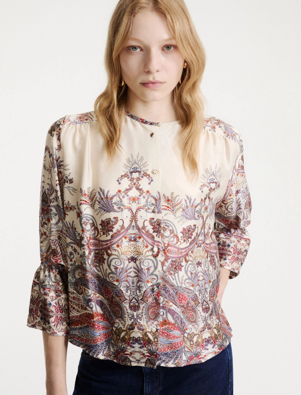 MARELLA CREAM Shirt MLLGIRINO 226