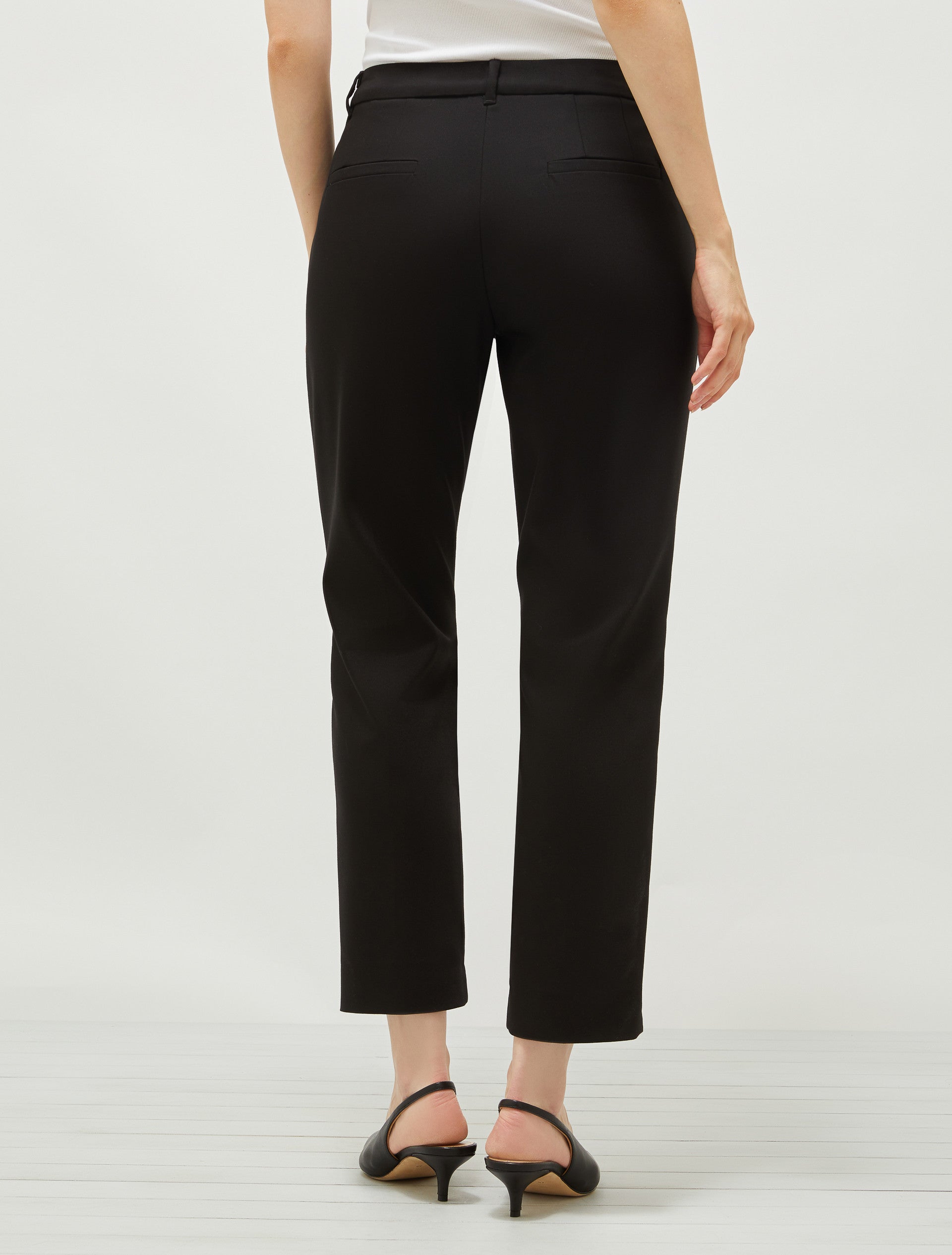 MARELLA MIELE BLACK LONG TROUSER 125