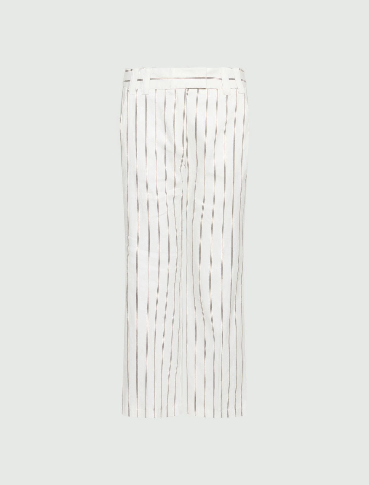 MARELLA WHITE STRIPE TROUSERS MLLFEBO126