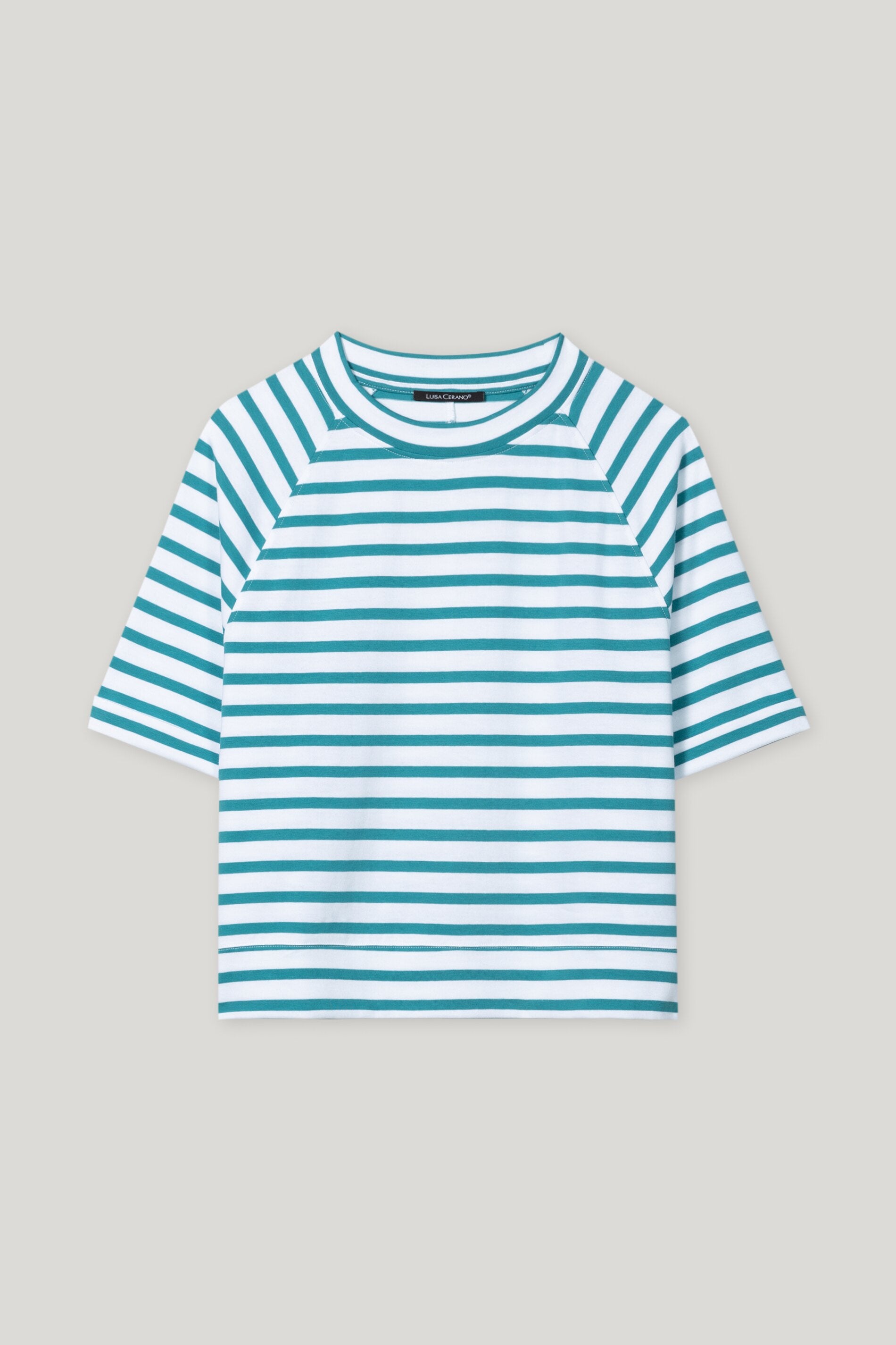 LUISA CERANO TEAL STRIPE T-SHIRT 318249 125