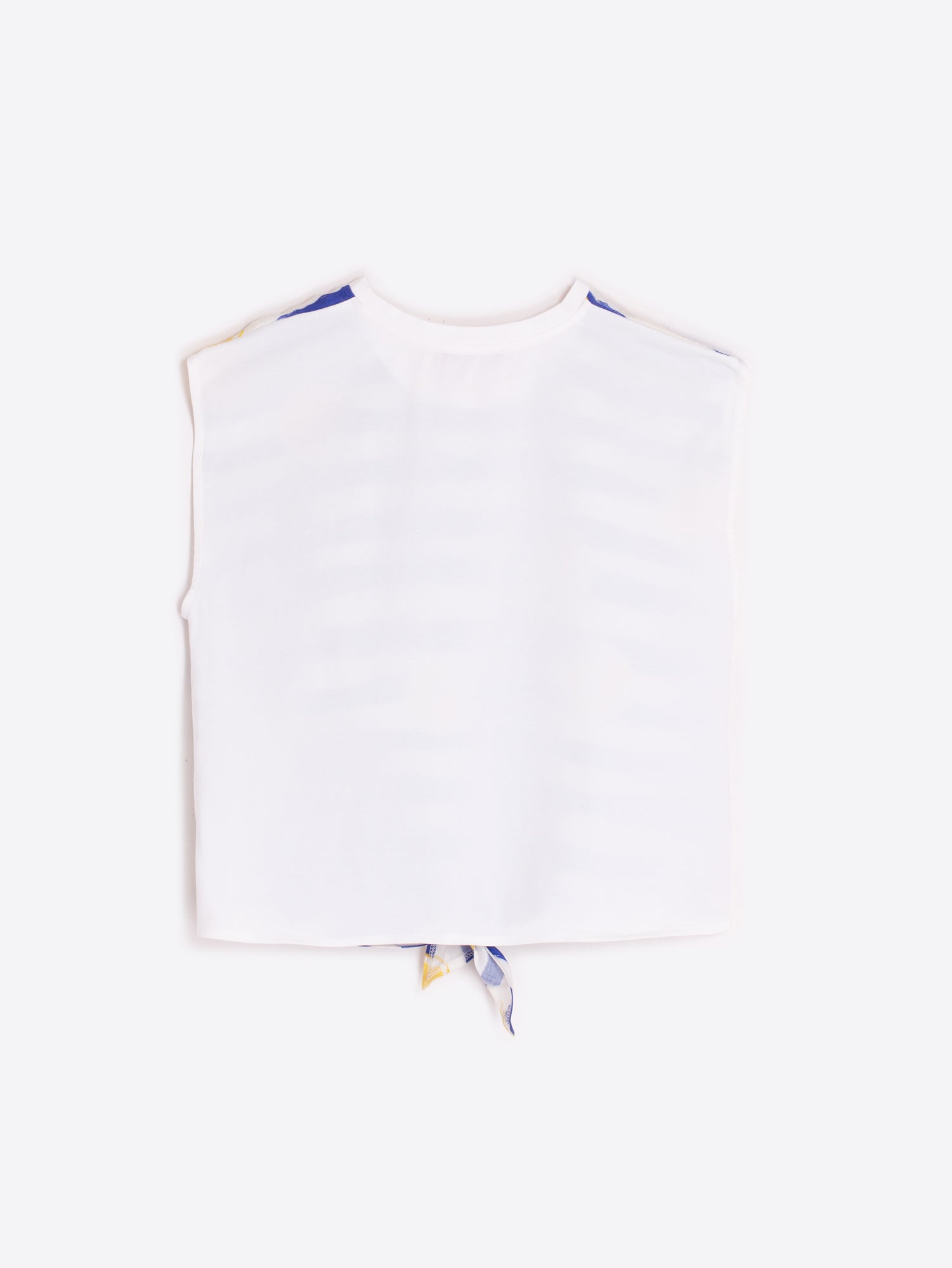 VILAGALLO BLACK STRIPE LEMON PRINT TOP 33446 126