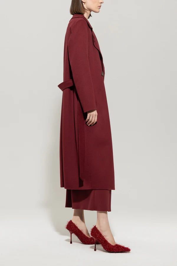 LUISA CERANO RED DRESS COAT 428906 225