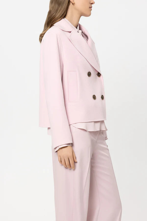 LUISA CERANO PINK WOOL JACKET 438538 126
