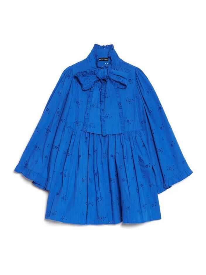 SISTER JANE MEADOW SAGE BOW MINI DRESS 125