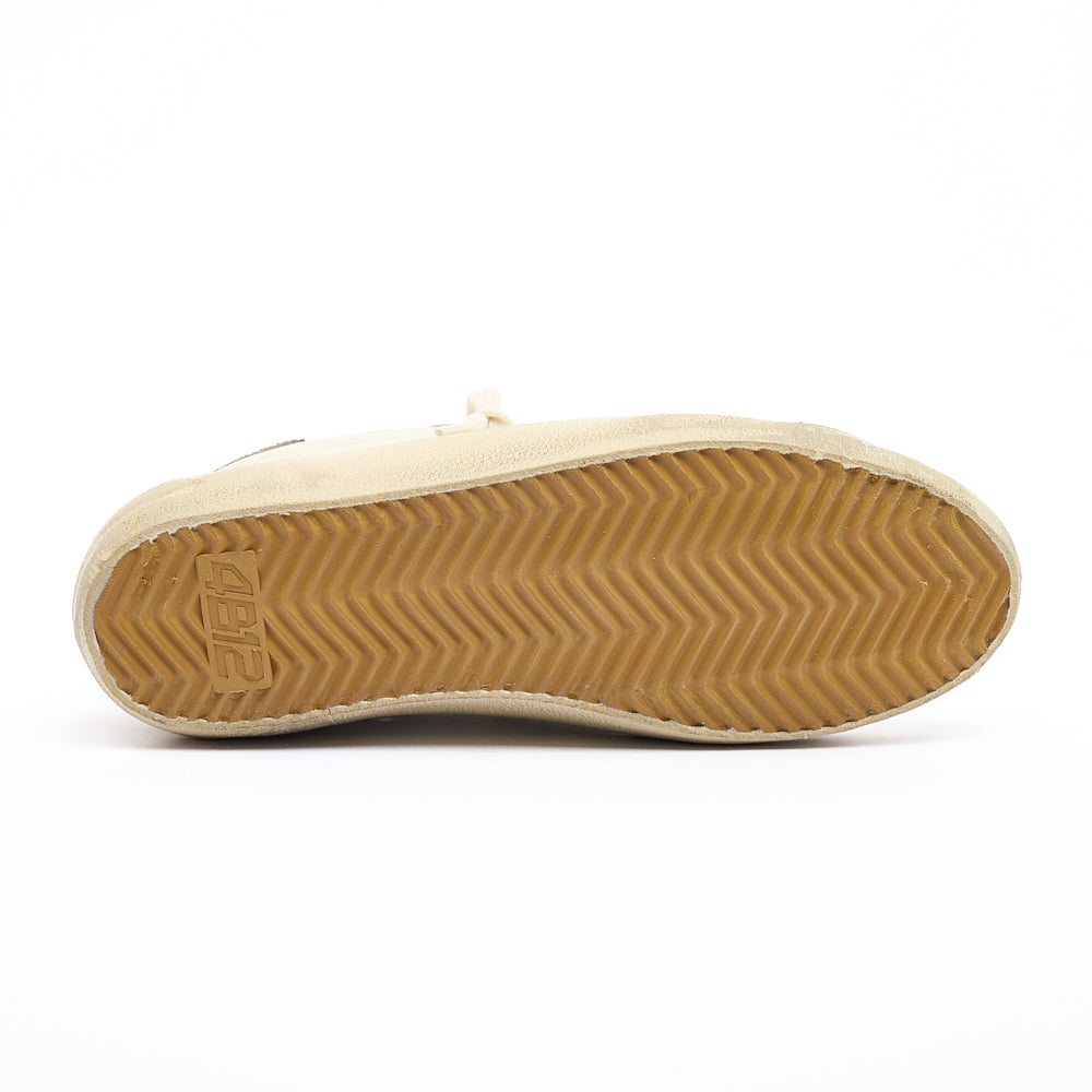 4B12 SUPRIME WHITE SPARKLE TRAINERS D311 125