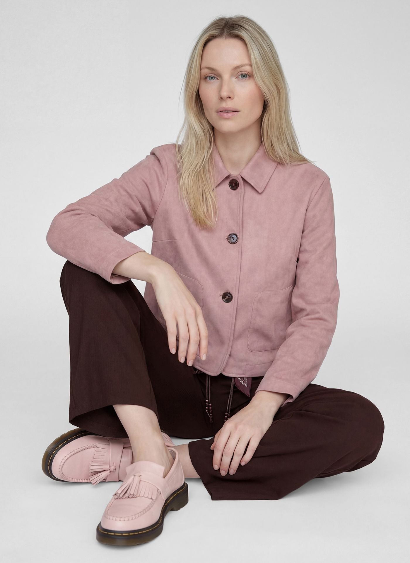 RABE PINK SUED JACKET 57-111020 226