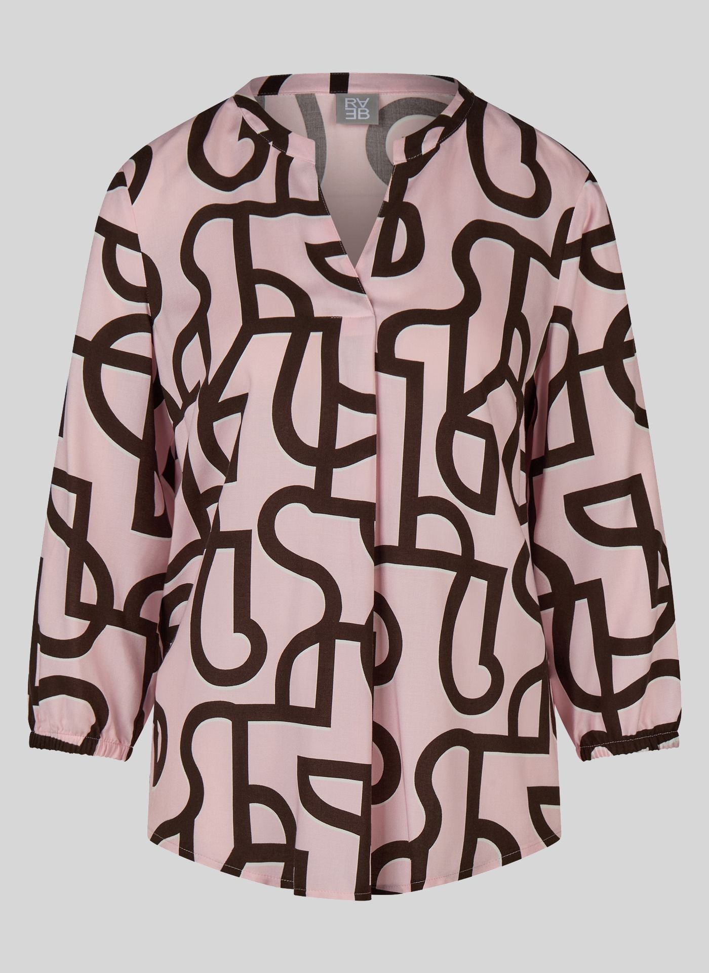 RABE PINK PRINT BLOUSE 57-111104 126
