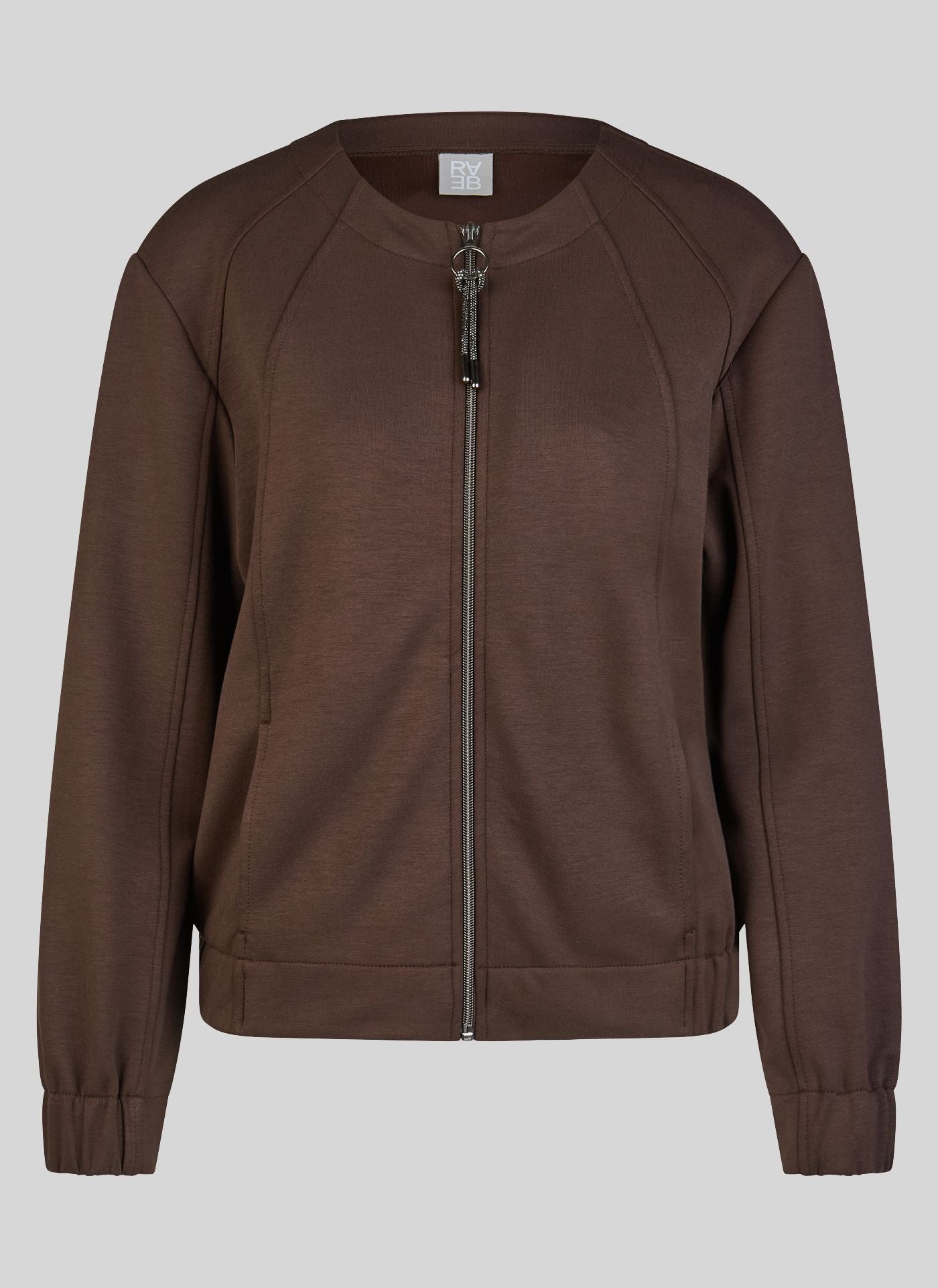 RABE BROWN ZIP UP JACKET 57-111224 226