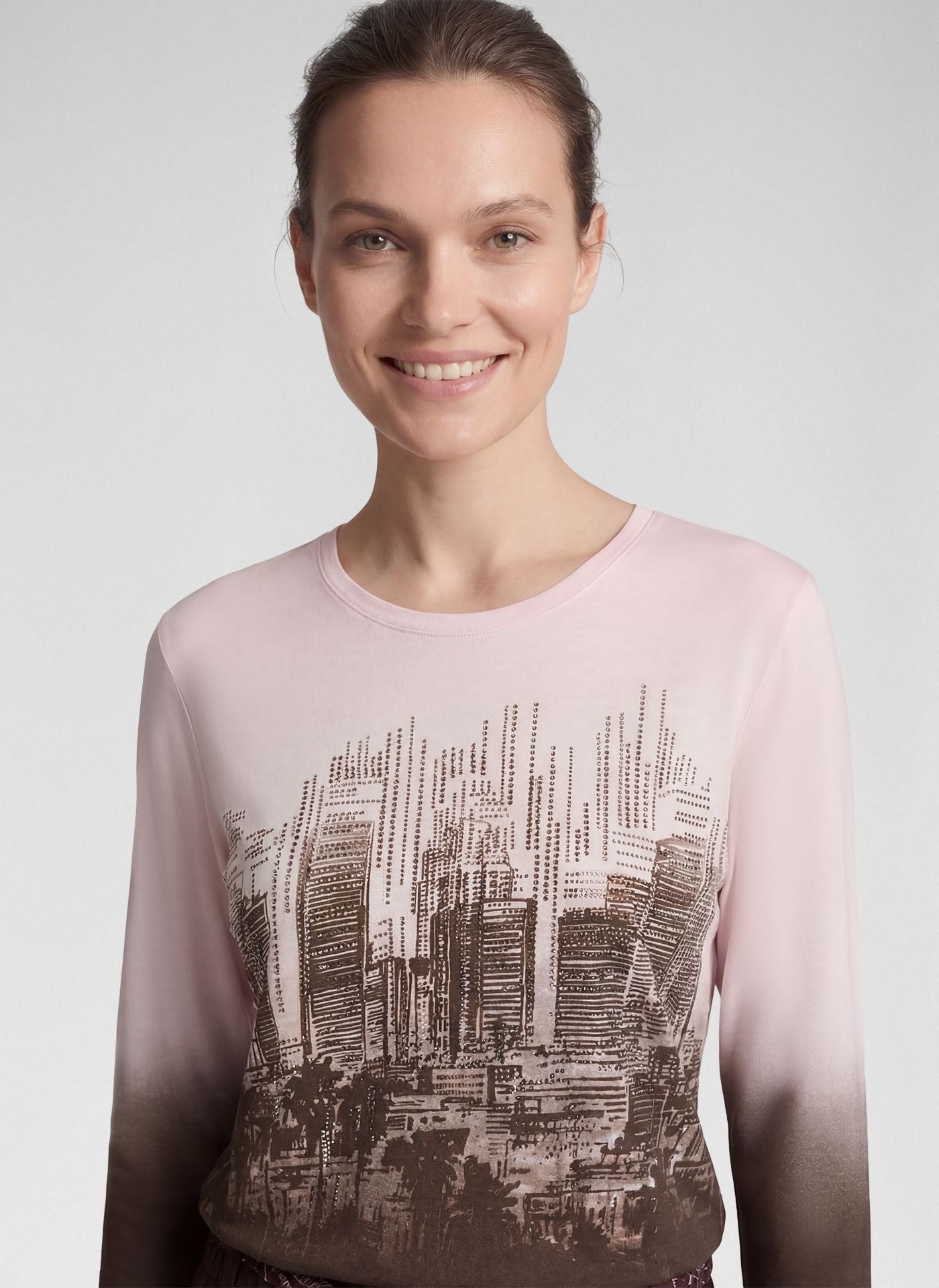 RABE PINK PRINT BLOUSE 57-111364 226
