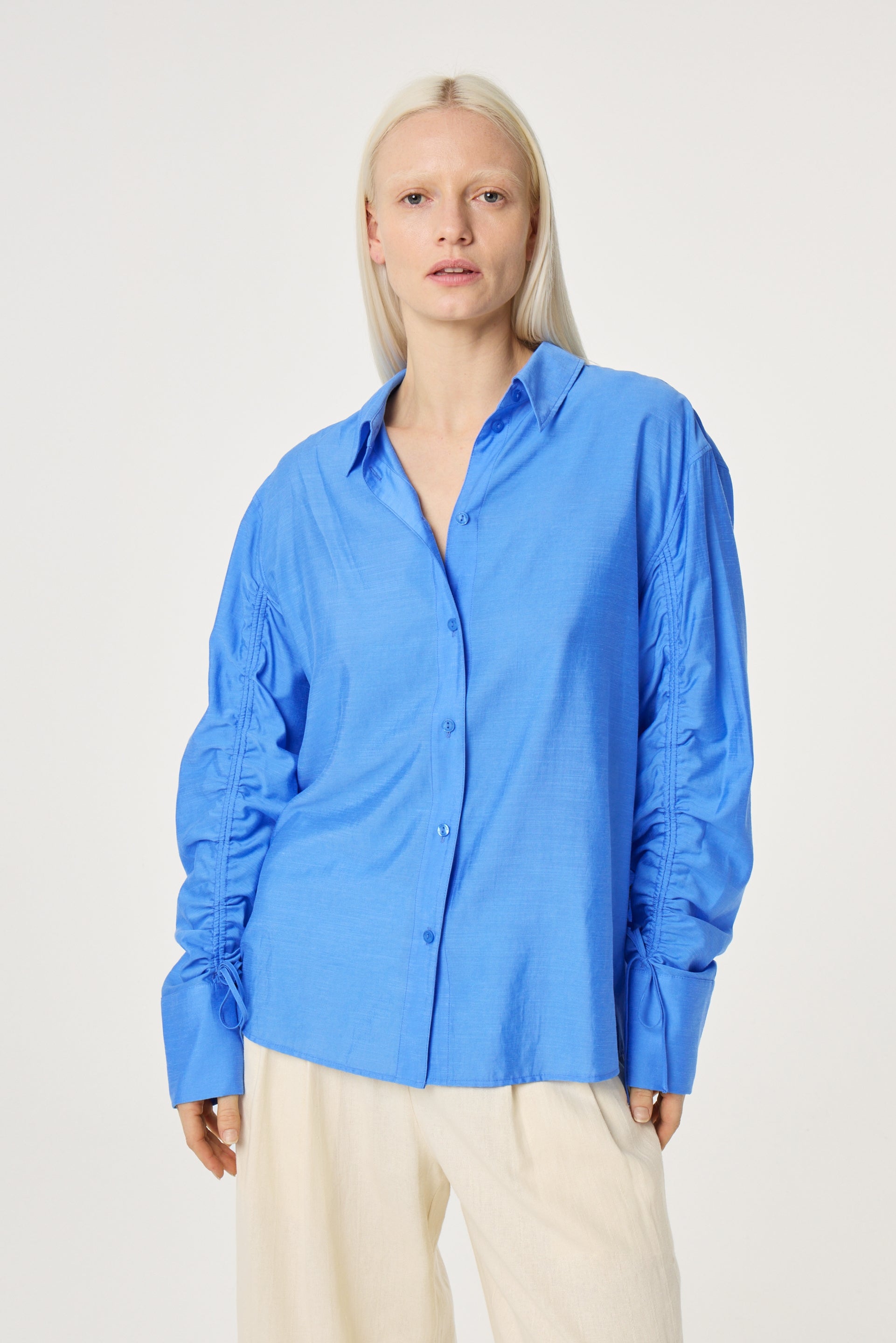 FABIENNE CHAPOT NAVINA BLOUSE BLUE CLTBLS15SS260238 126