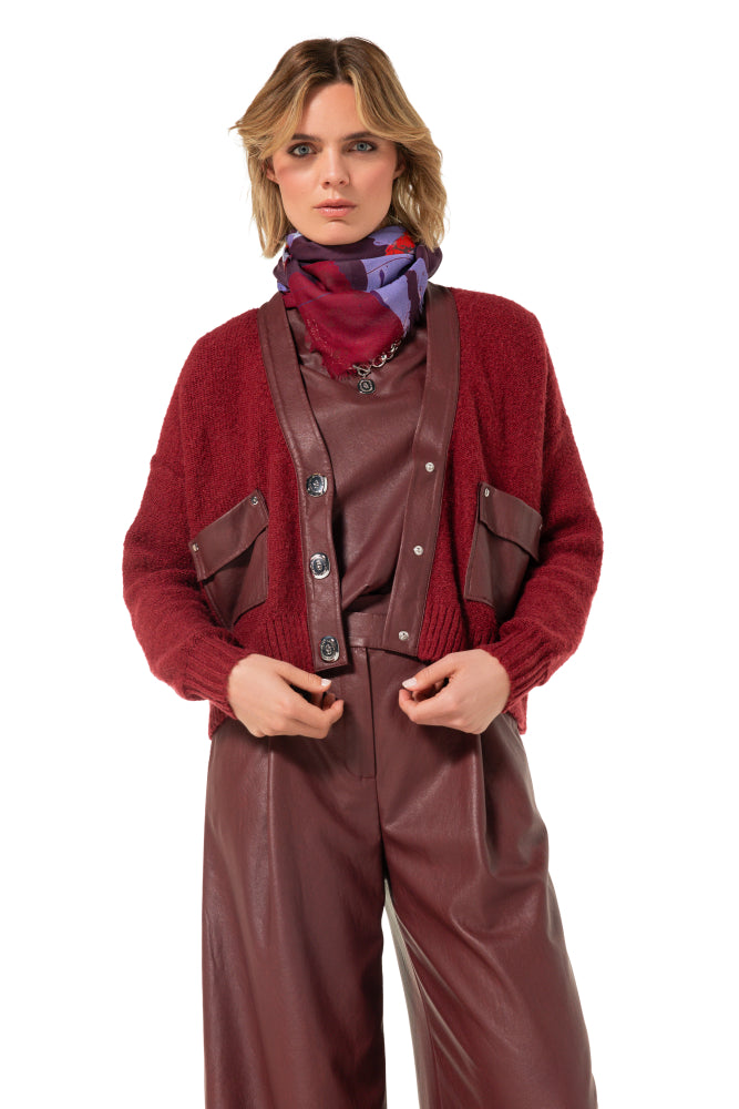 CAROLINE BISS PURPLE SCARF 4006 59 226