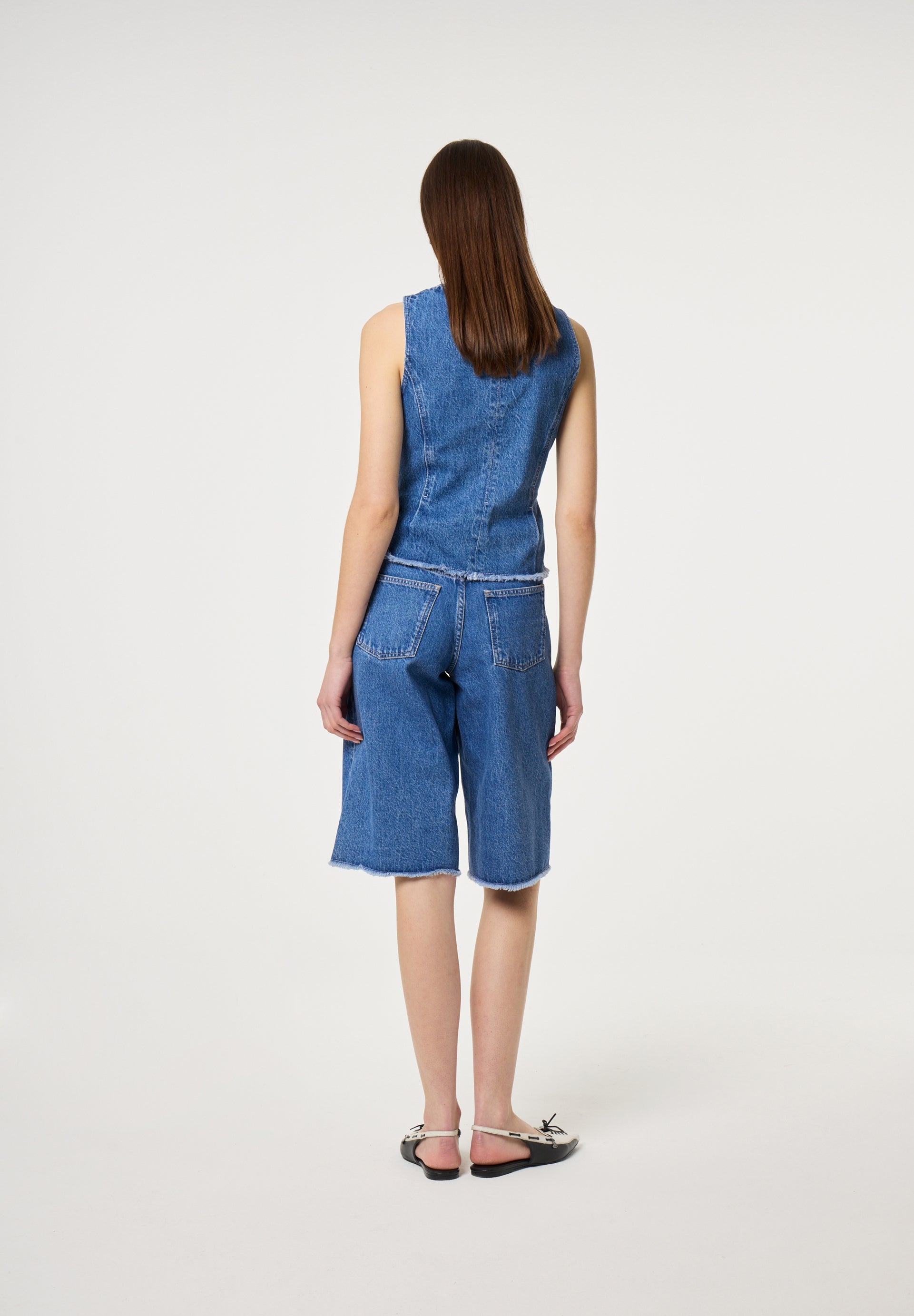 FABIENNE CHAPOT LUCY WIDE JORTS BLUE CLTSHO03SS263023 126