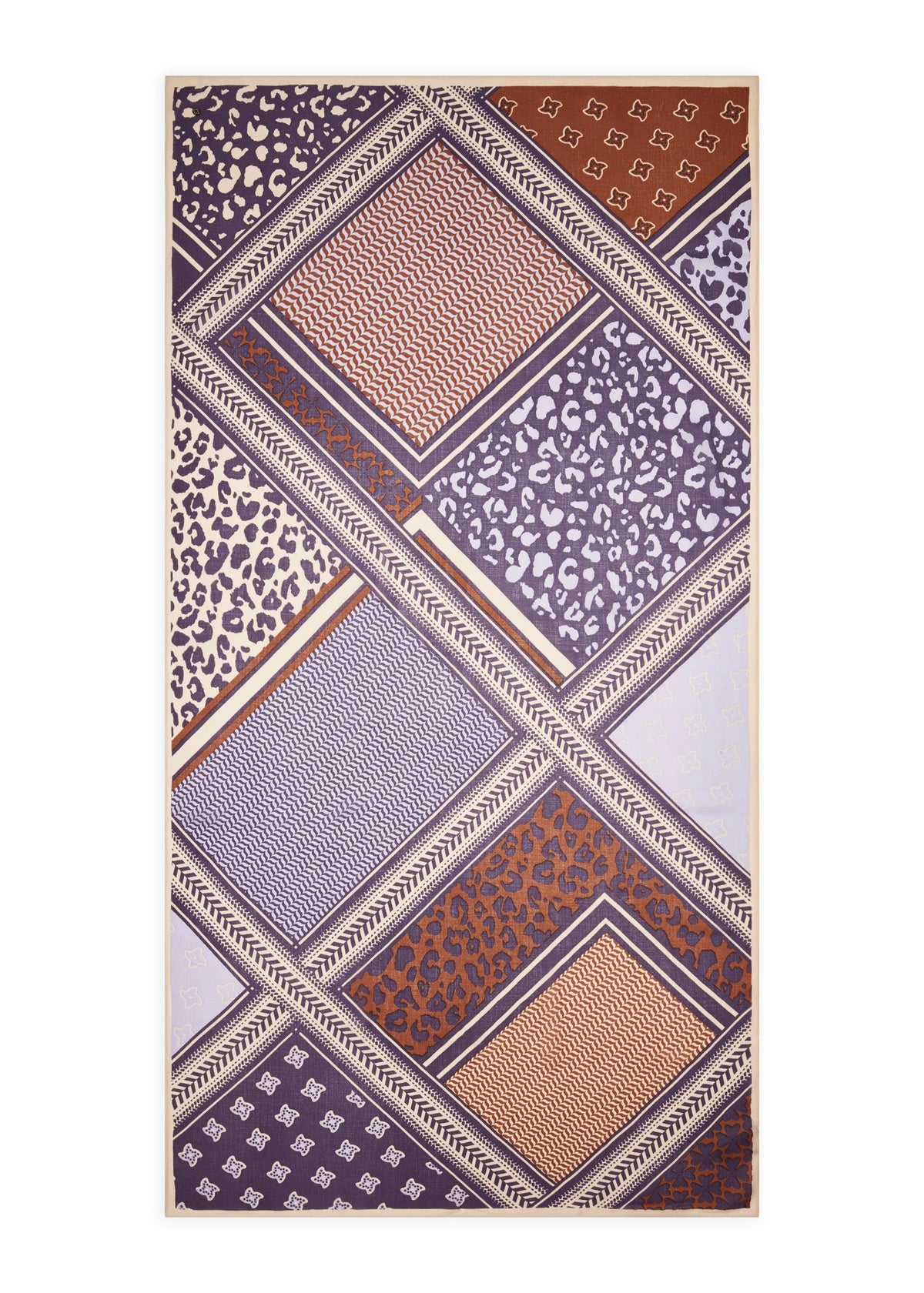 CODELLO LILAC PRINT SCARF 62S0003 226
