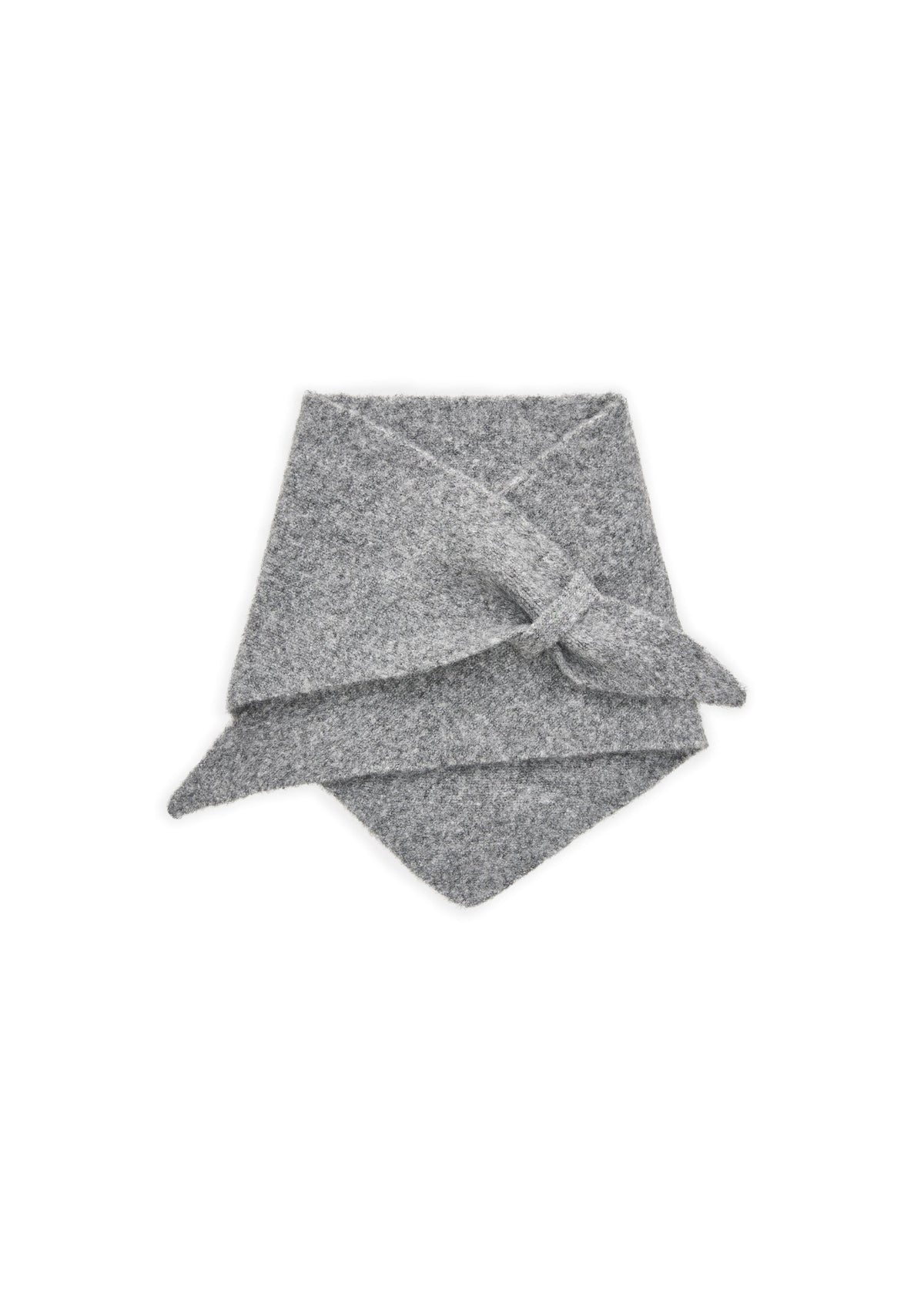 CODELLO GREY SOLID TRIANGLE SCARF 62T0060 226