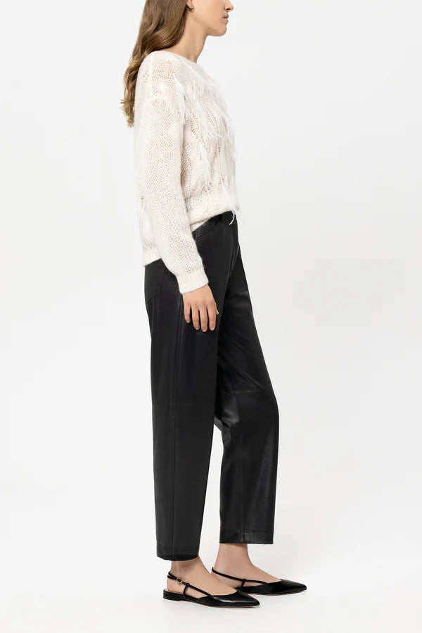 LUISA CERANO BLACK TROUSERS 638873 126
