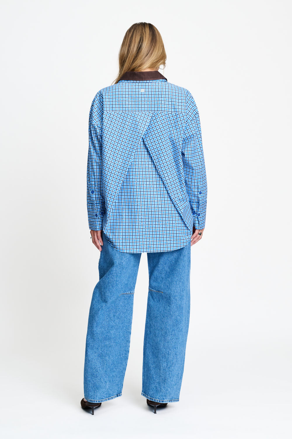 POM BLUE SPARKLE BLOUSE 9709 226
