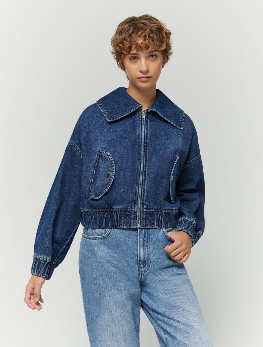 iBLUES FIVER BLUE JEANS JACKET 125
