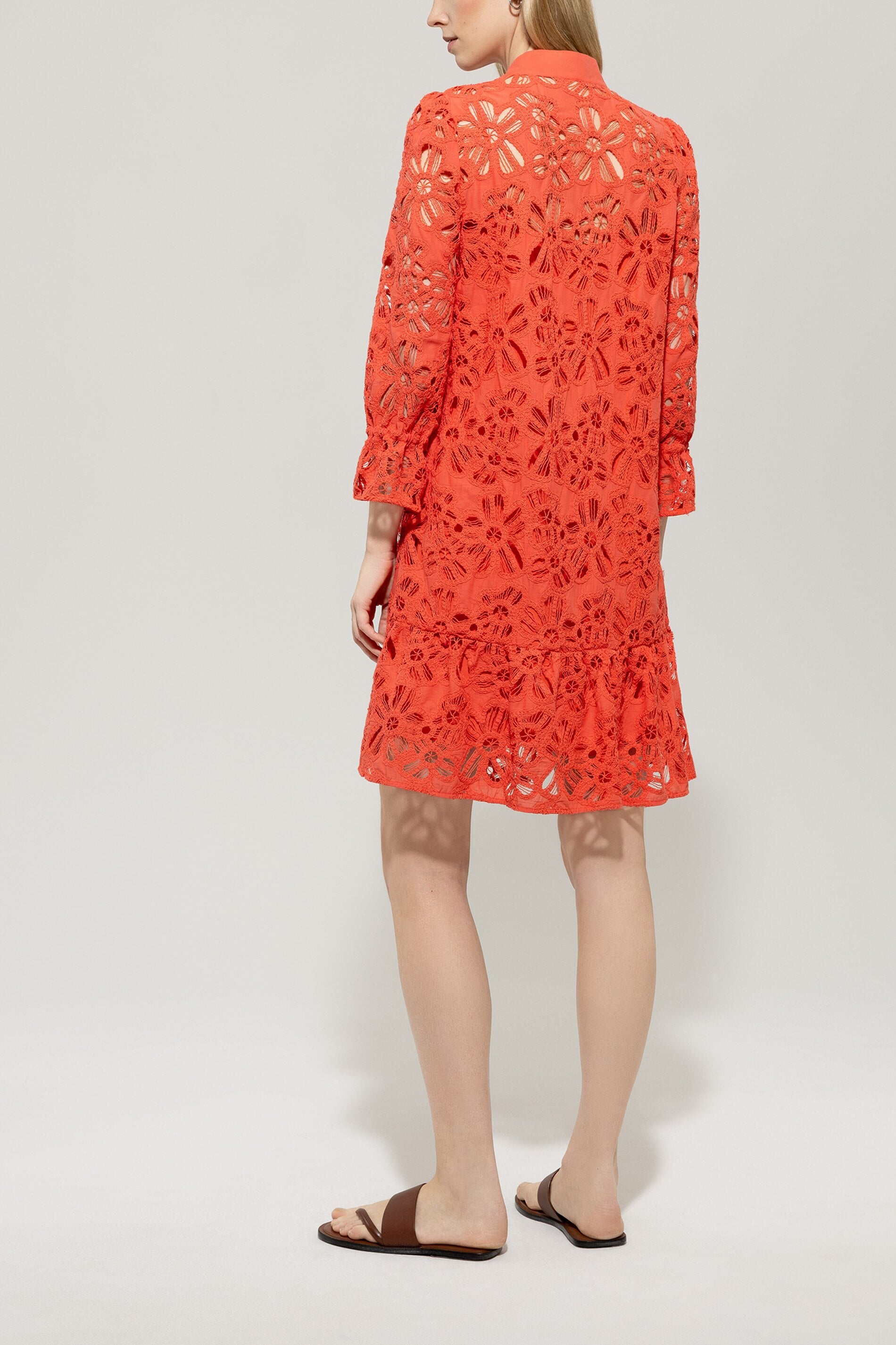 LUISA CERANO CORAL LACE DRESS 718573 125